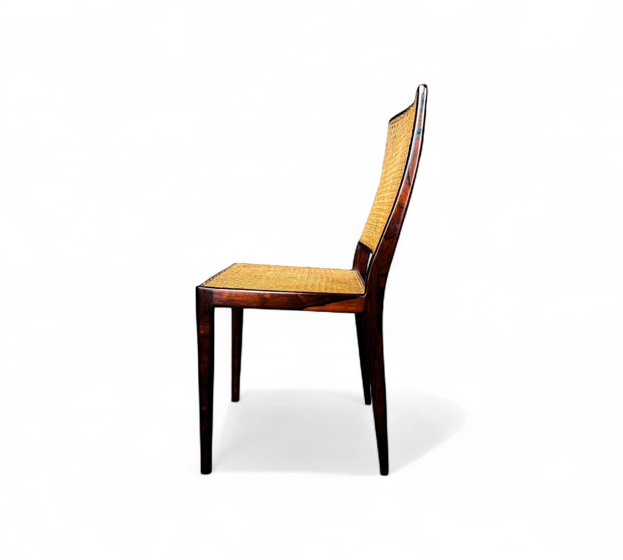 Ensemble moderne brésilien de 8 MT 552 en bois dur, Geraldo de Barros, années 1950 en vente 1