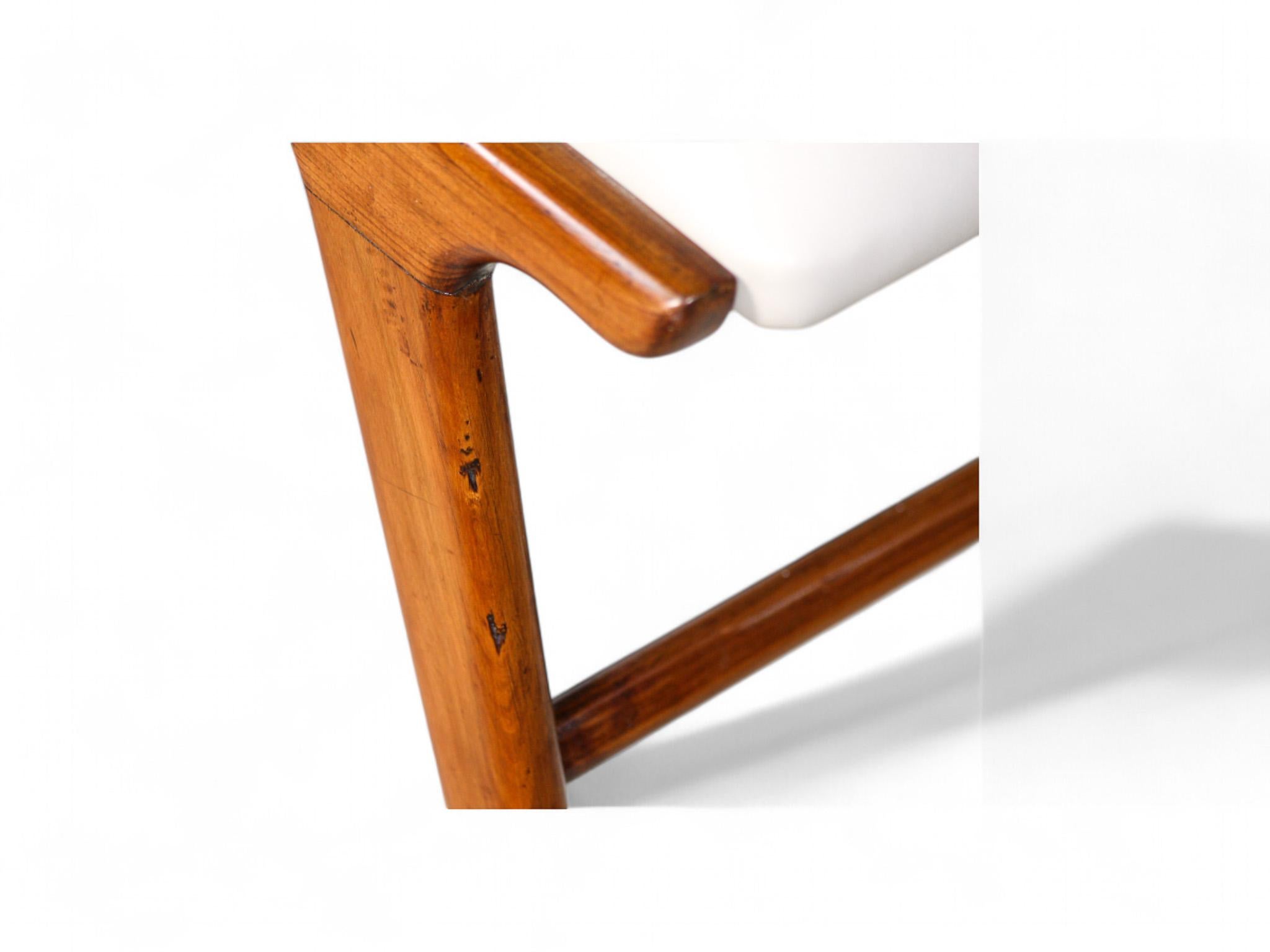 Fabric Brazilian Modern Set of Four Chairs by Carlo Hauner and Martin Eisler, c. 1960s For Sale