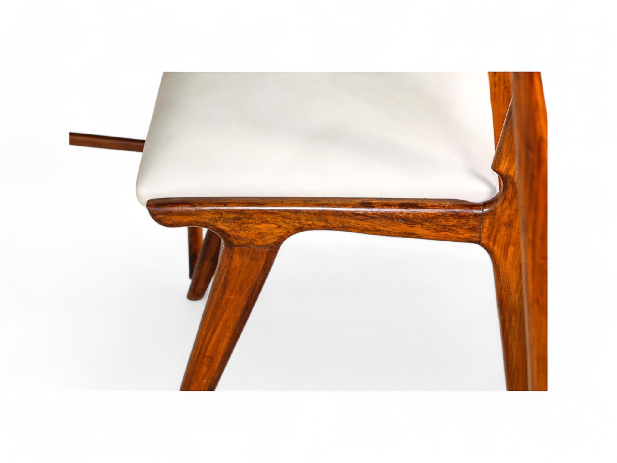 Brazilian Modern Set of Four Chairs by Carlo Hauner and Martin Eisler, c. 1960s For Sale 2