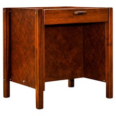 Brazilian Modern Side Cabinet with Drawer in Hardwood by Jorge Zalszupin, 1960