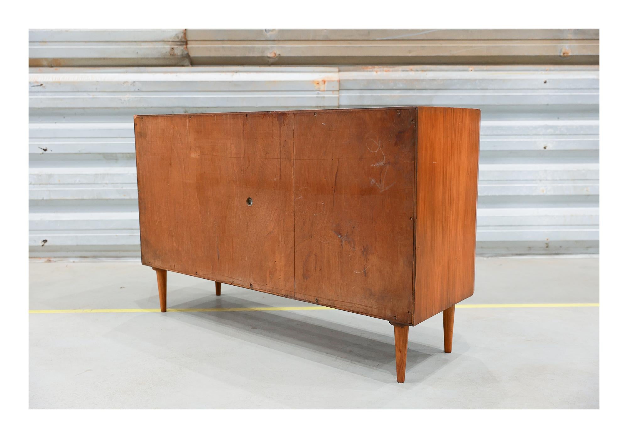 Brazilian Modern Sideboard in Caviuna Wood by Carlo Hauner & Martin Eisler, 1950 For Sale 6