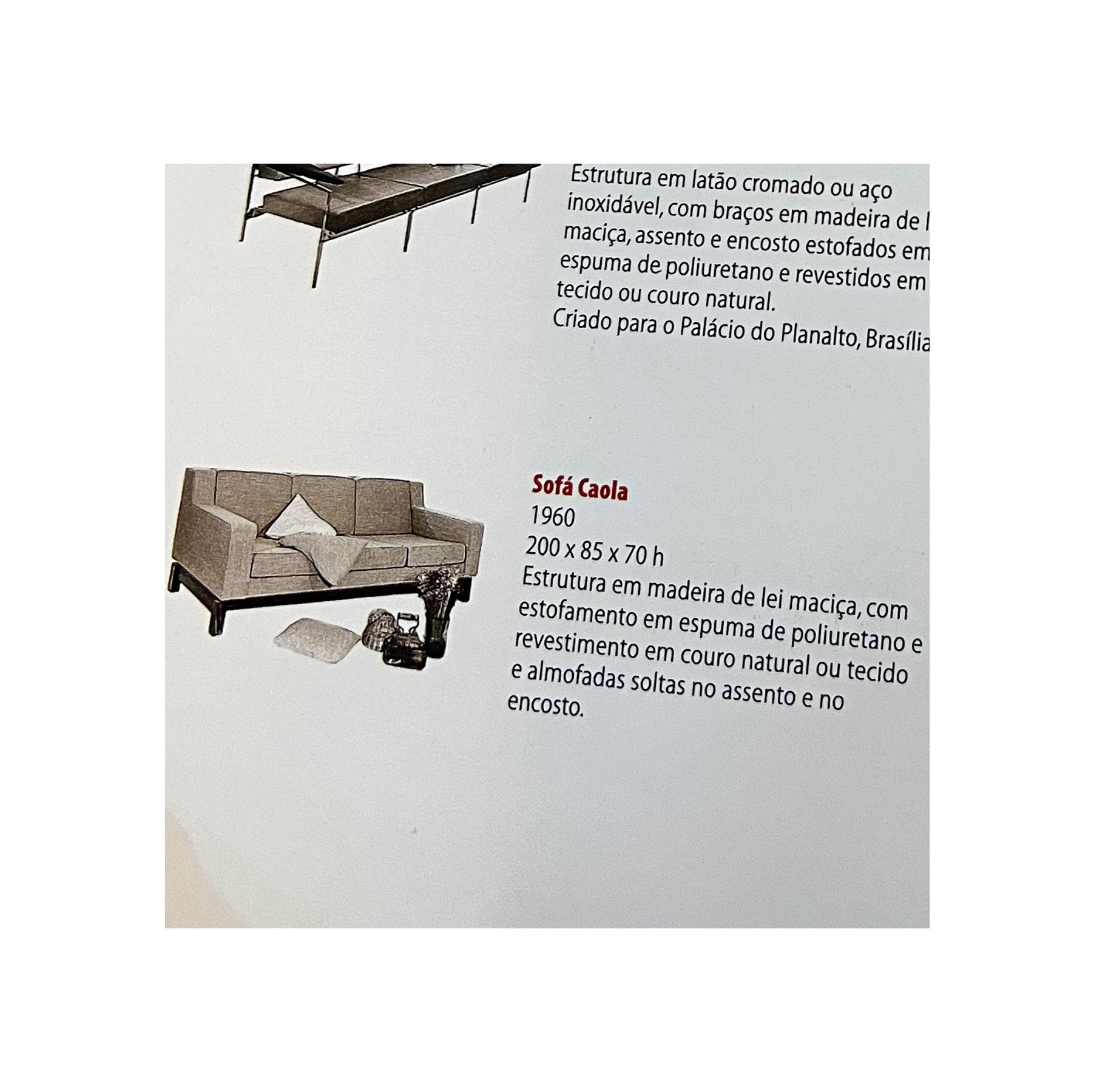 Canapé moderne brésilien en boucle grise et bois dur, Sergio Rodrigues, 1960 en vente 10
