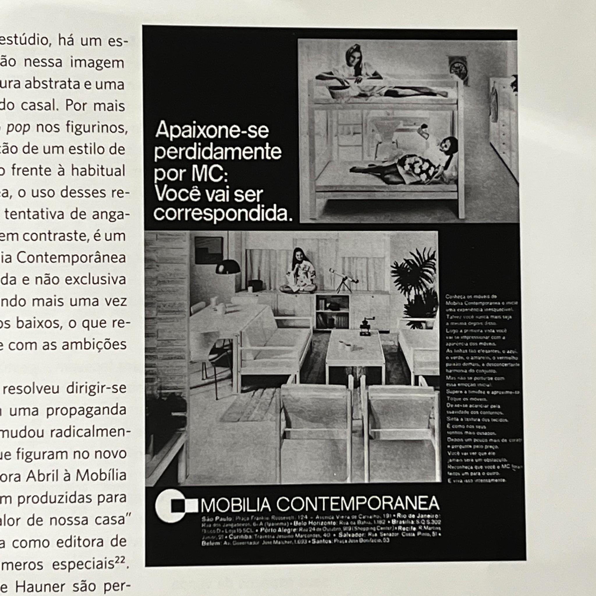 Sofá moderno brasileño de madera y cuero de Michel Arnoult, c. 1960 en venta 2
