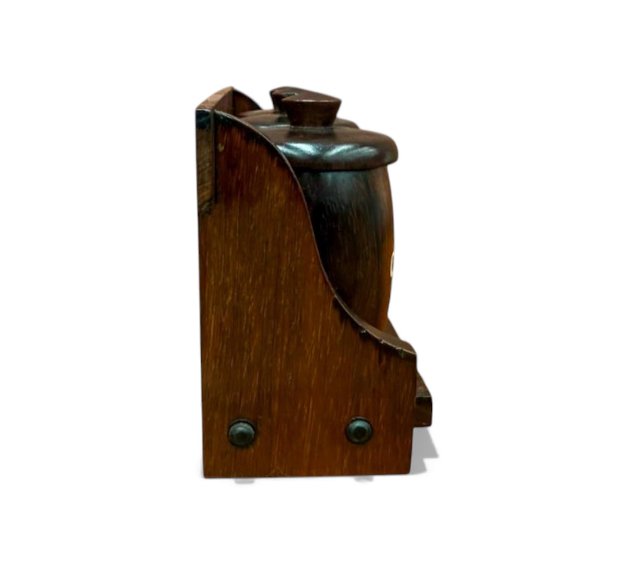 Mid-Century Modern Porte-épices moderne brésilien avec 3 conteneurs en bois dur, Casa Finland, années 1960 en vente