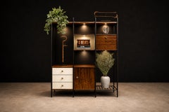 Brazilian Modern Spice Rack with 3 Containers in Rosewood, Casa Finland, 1960s