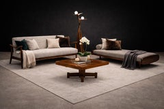 Brazilian Modern Square Coffee Table in Rosewood, Tora, 1960s