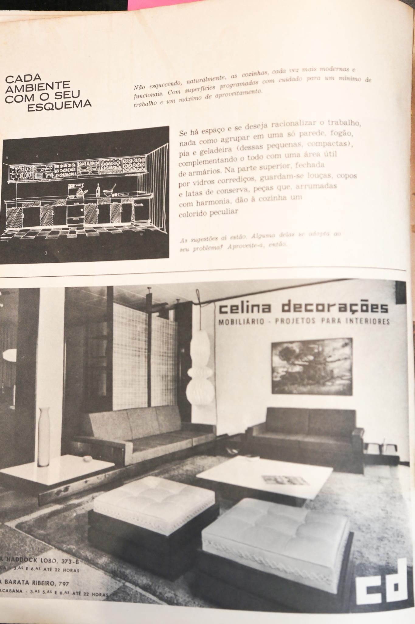 Brazilian Modern Stool/Trunk in Hardwood & White linen by Celina, 1960’s For Sale 6