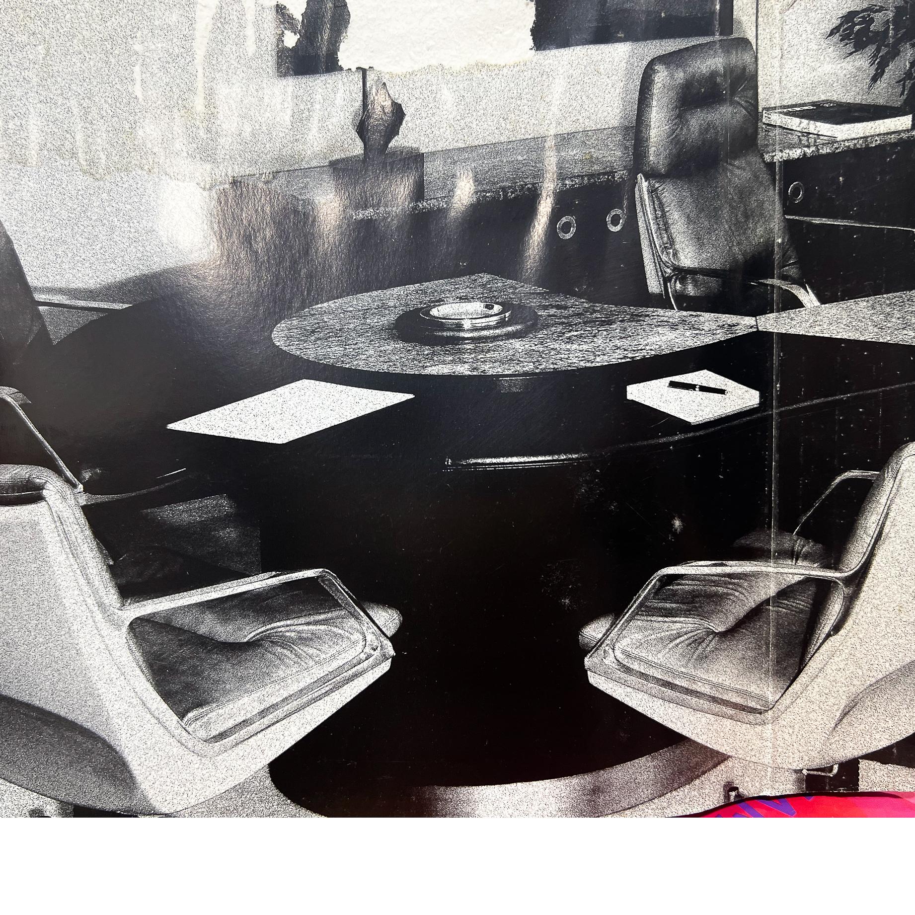 Chaise pivotante moderne brésilienne en cuir noir, Jorge Zalszupin, 1973, Brésil en vente 3