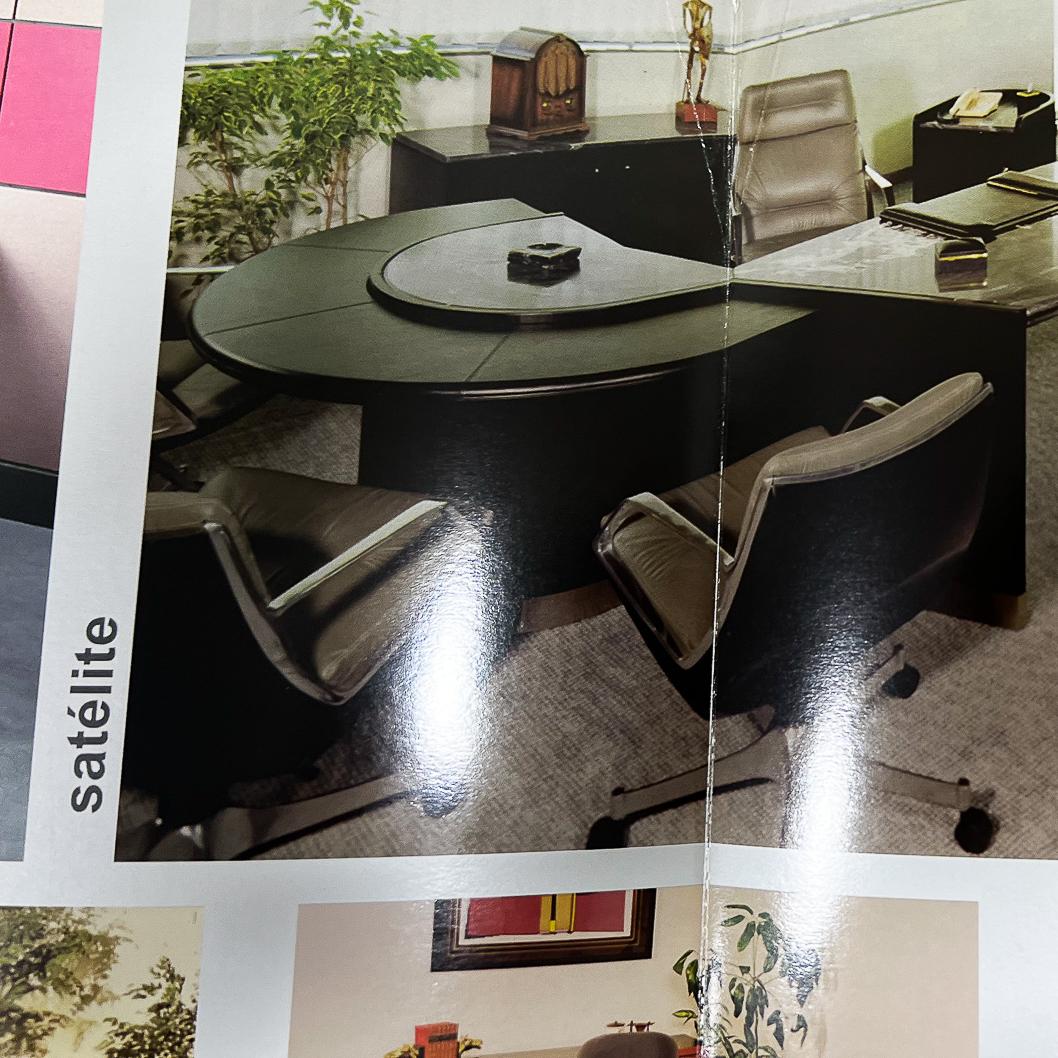 Chaise pivotante moderne brésilienne en cuir noir, Jorge Zalszupin, 1973, Brésil en vente 7