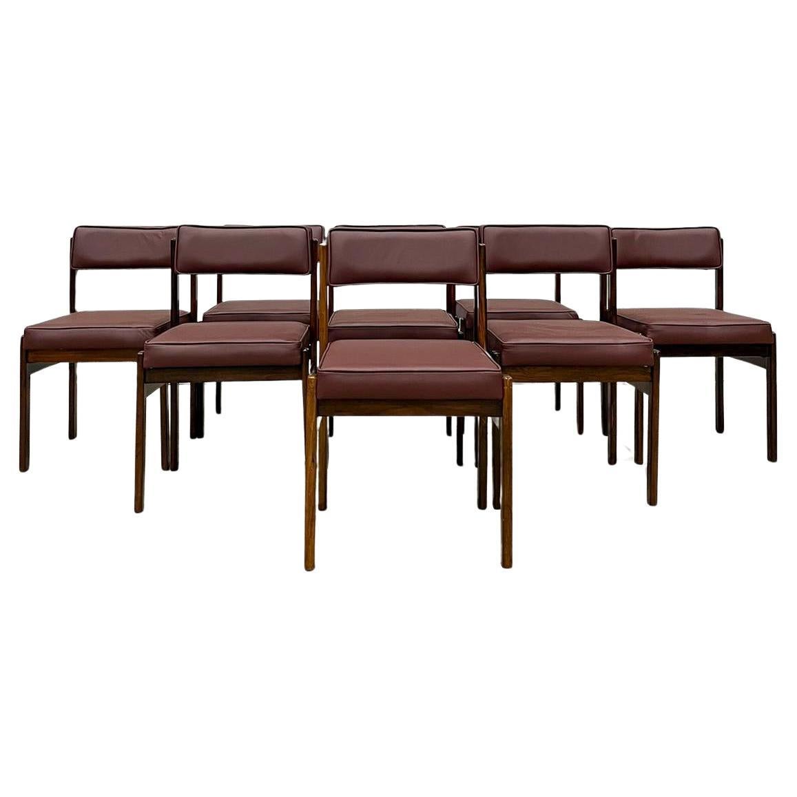 Brazilian Modern "Tião" Dining Chairs in Hardwood, Sergio Rodrigues, 1959 For Sale