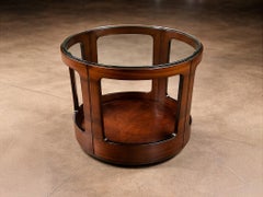 Tavolino moderno brasiliano a due piani in legno duro di Bertomeu, Brasile, anni '60