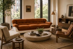 Brazilian Modern “VIP” Sofa in Fiberglass & Mohair by Jorge Zalszupin, 1973