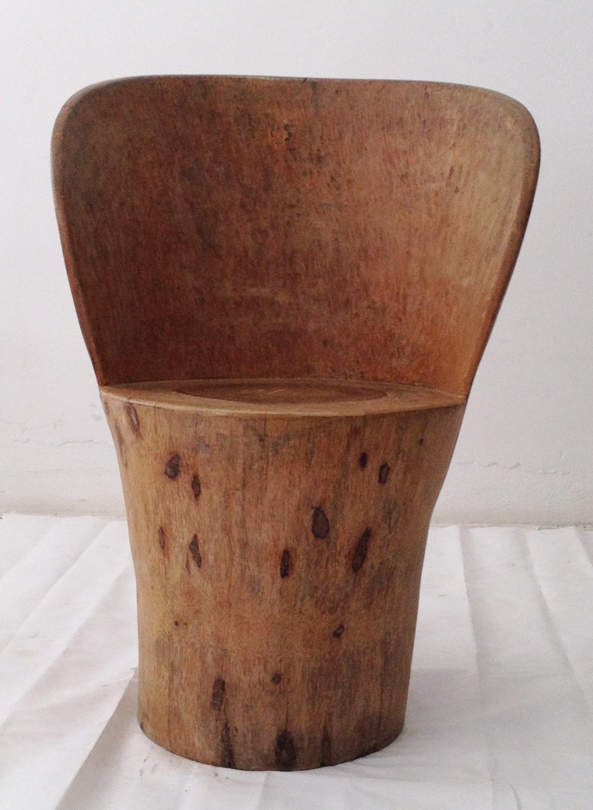 Mid-Century Modern Brazilian Modern, Zanine Caldas, Carved Wood Armchair