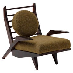 Sedia modernista brasiliana di Acácio Gil Borsoi, Brasile, anni '50