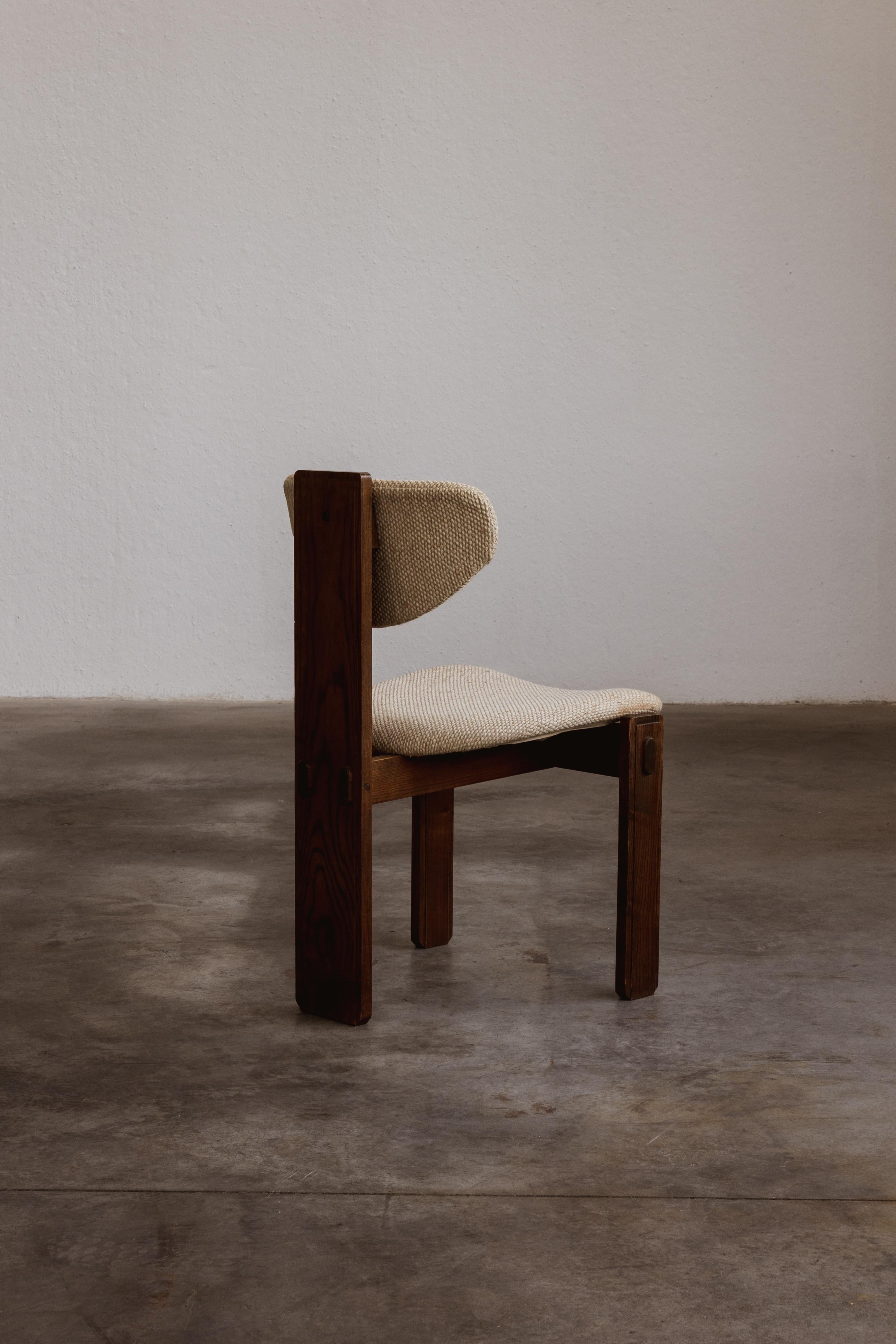 Chaise de salle à manger moderniste brésilienne, 1960 en vente 1
