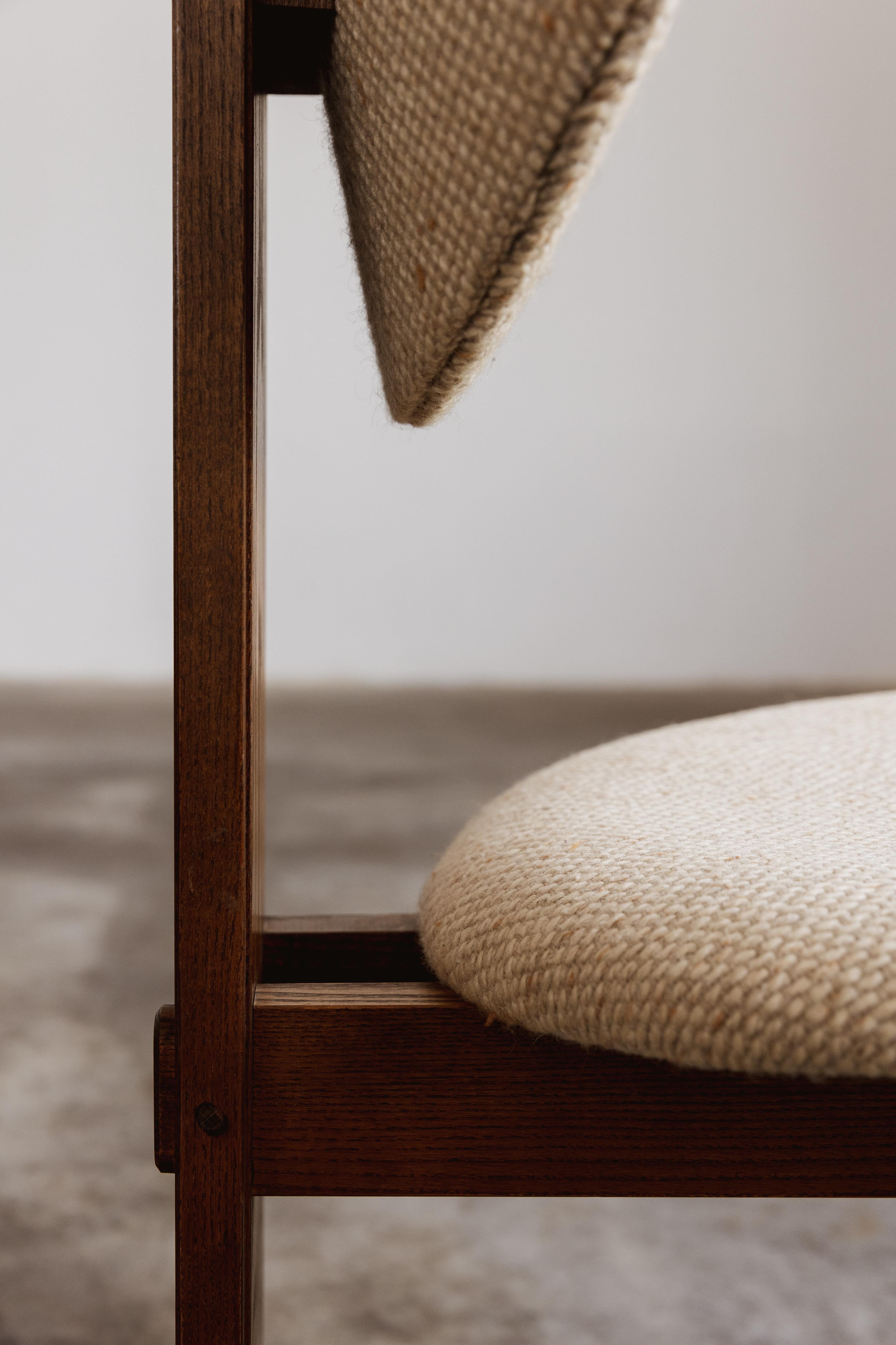 Chaise de salle à manger moderniste brésilienne, 1960 en vente 2