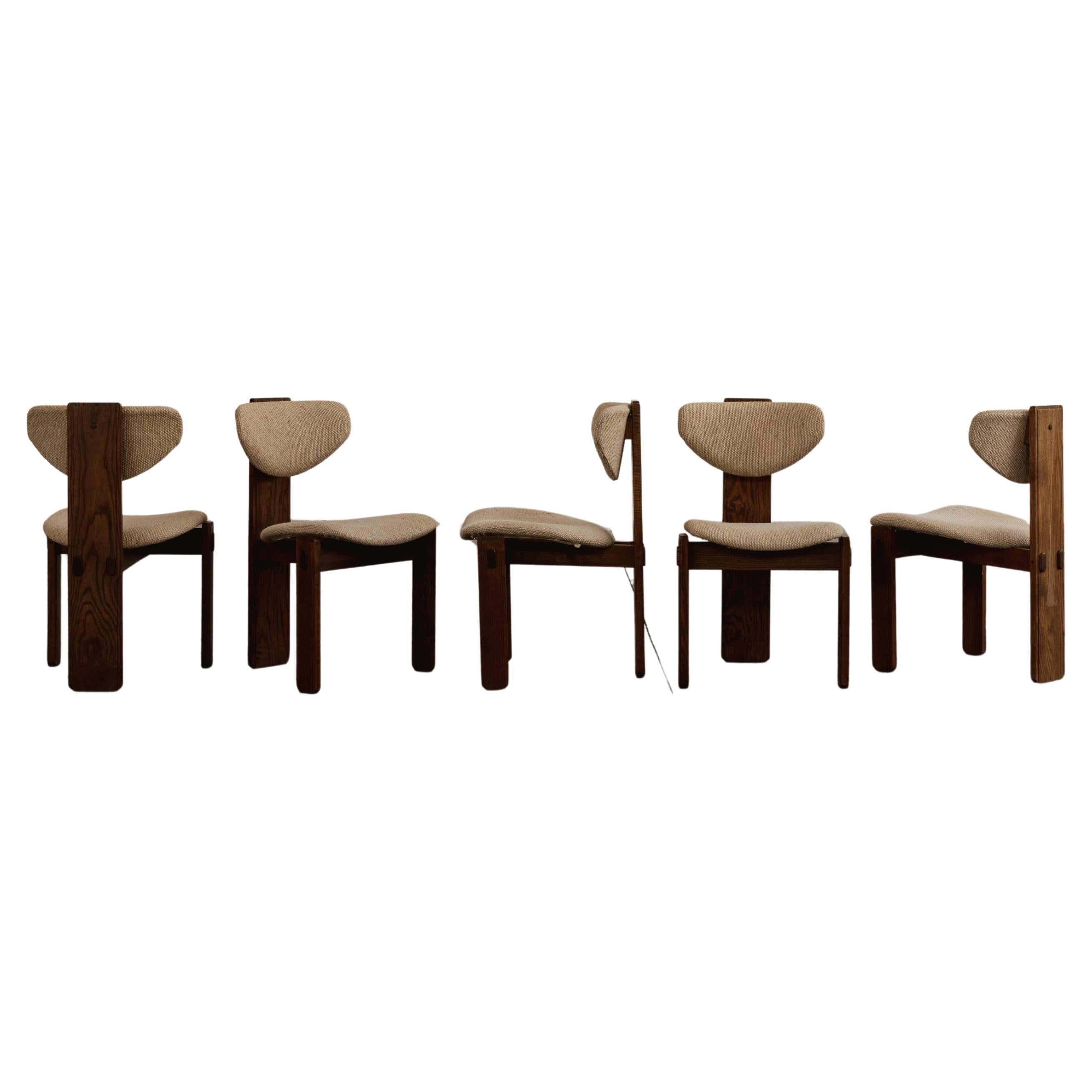 Chaises de salle à manger modernistes brésiliennes, 1960, ensemble de 5