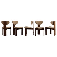 Brazilian Modernist Dining Chairs, 1960s, Set of 5