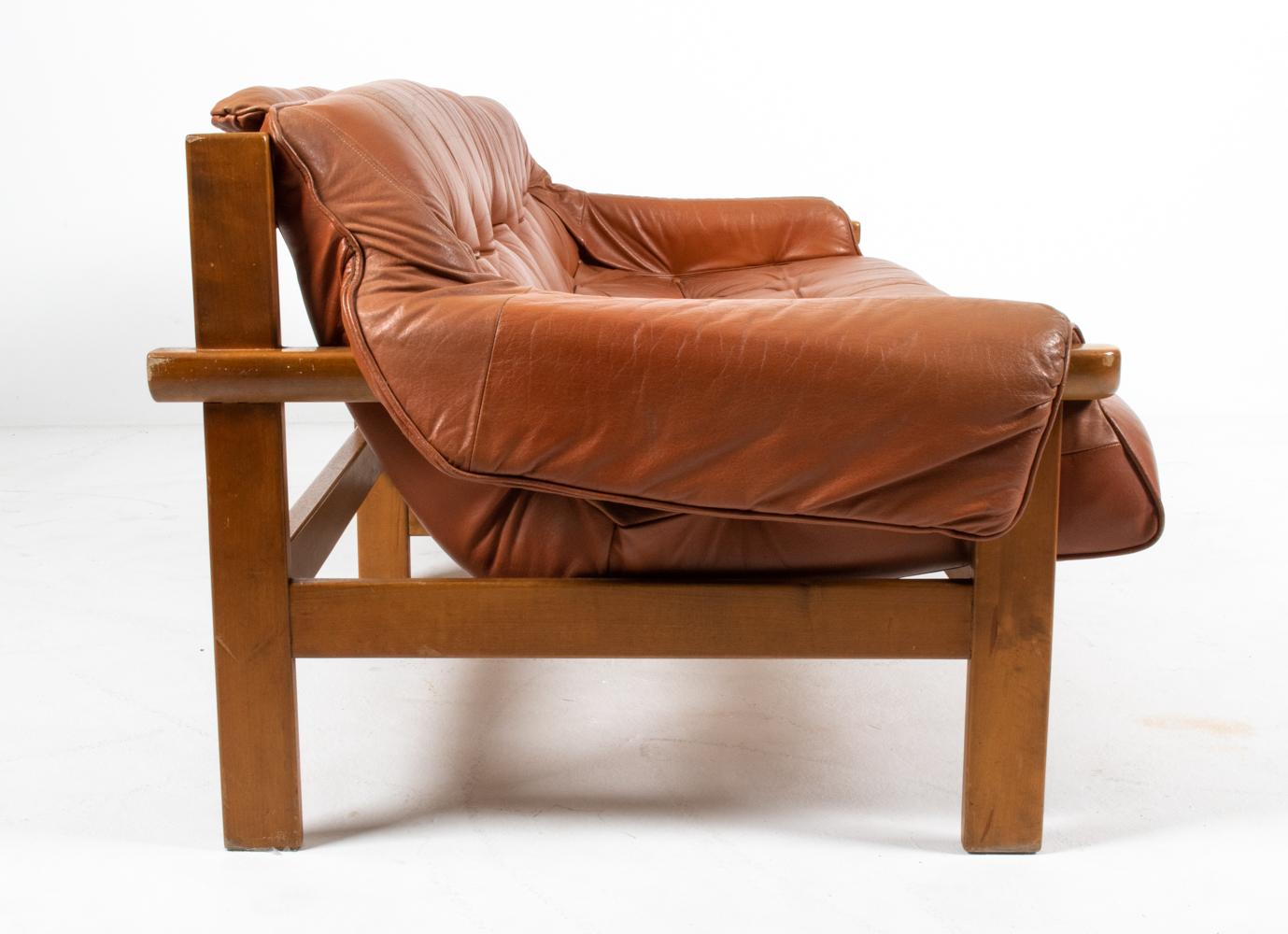 Brazilian Modernist Sofa in the Style of Percival Lafer, circa 1970s For Sale 5