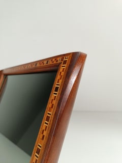 Brazilian modernist Tray designed by Carlos Zipperer Sobr in inlaid wood, 1960s