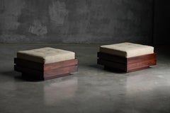 Brazilian Ottomans by Celina Decorações, Brazil, 1960s