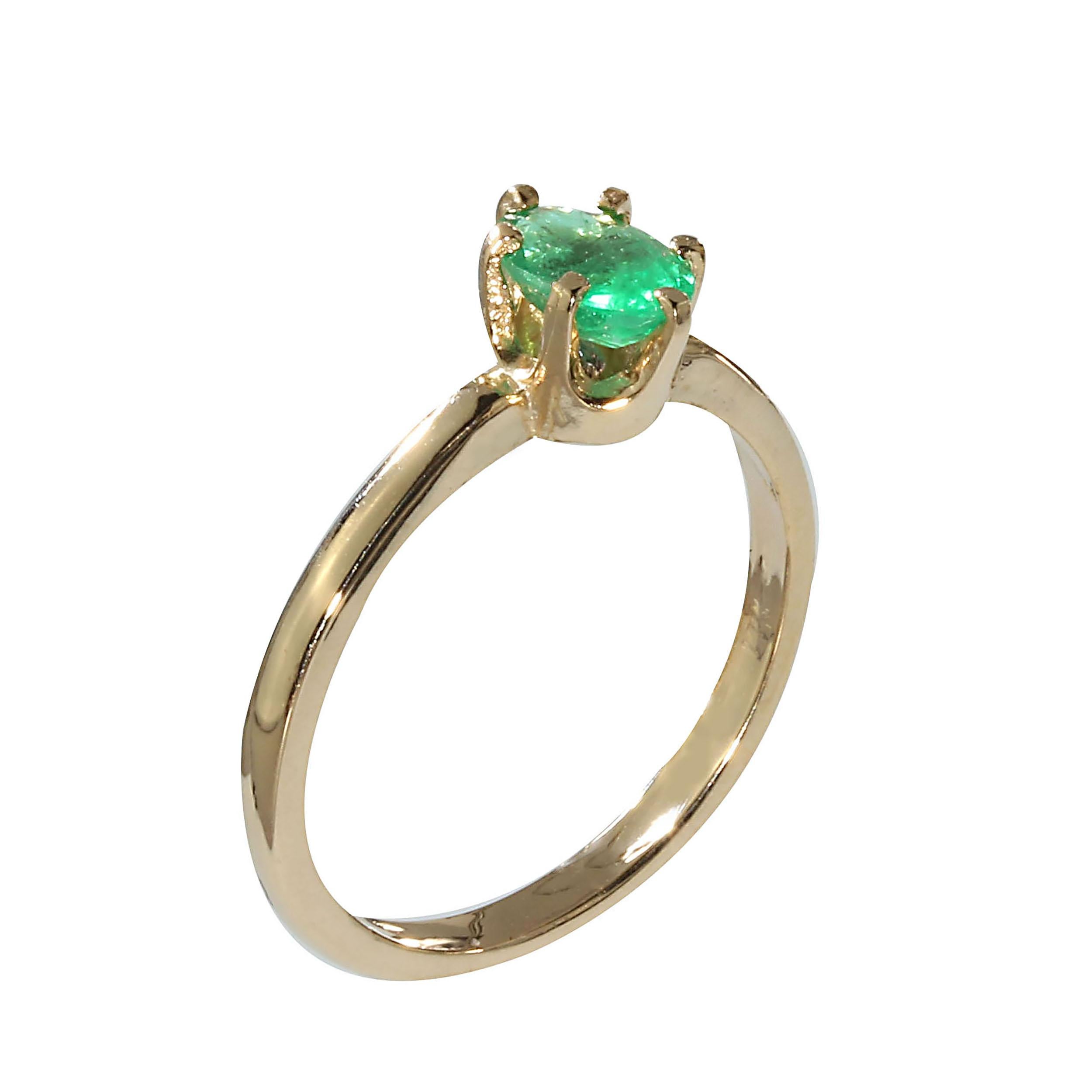 brazilian emerald ring