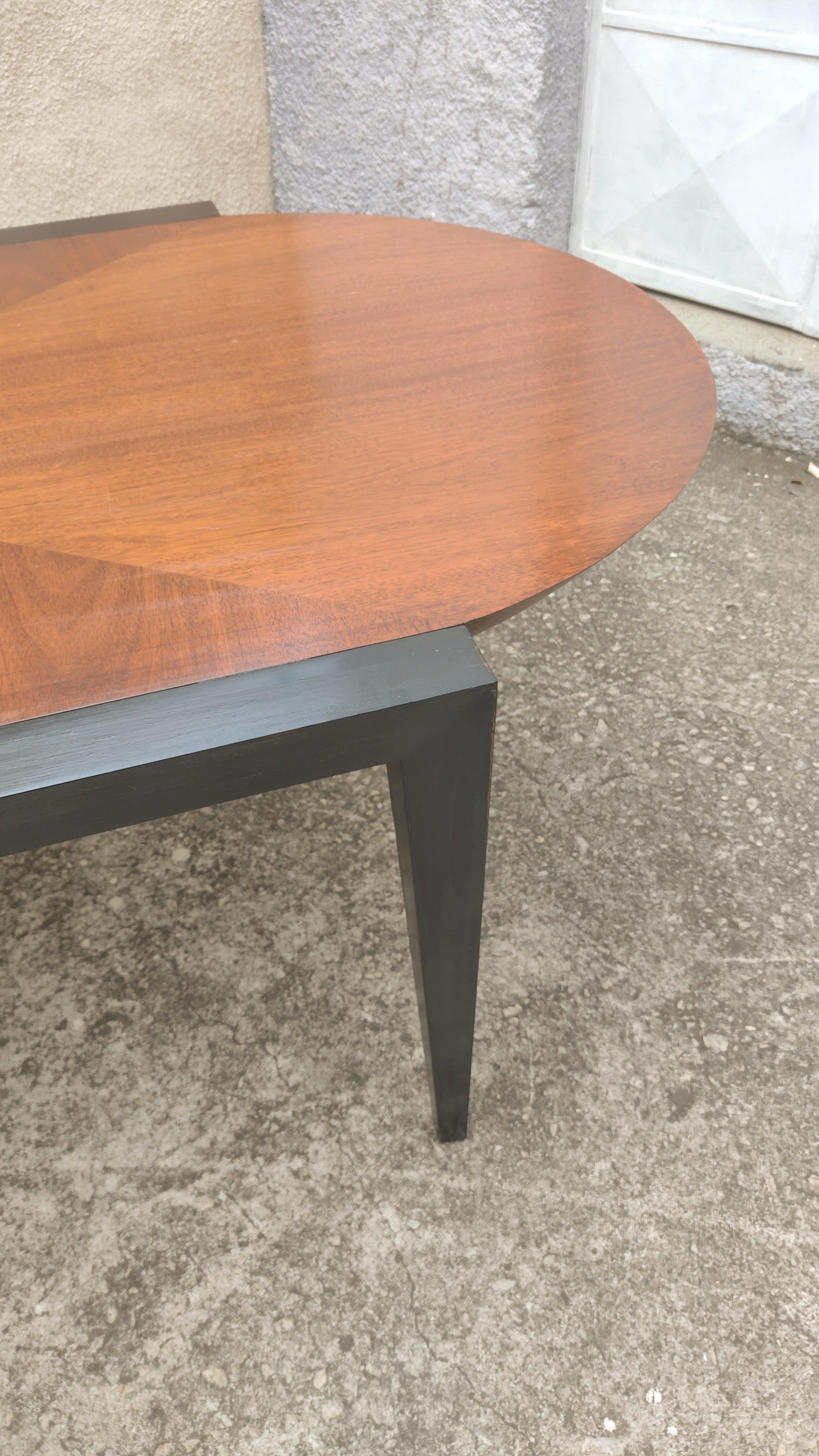 Brazilian Oval Table in Stained Cherrywood 5