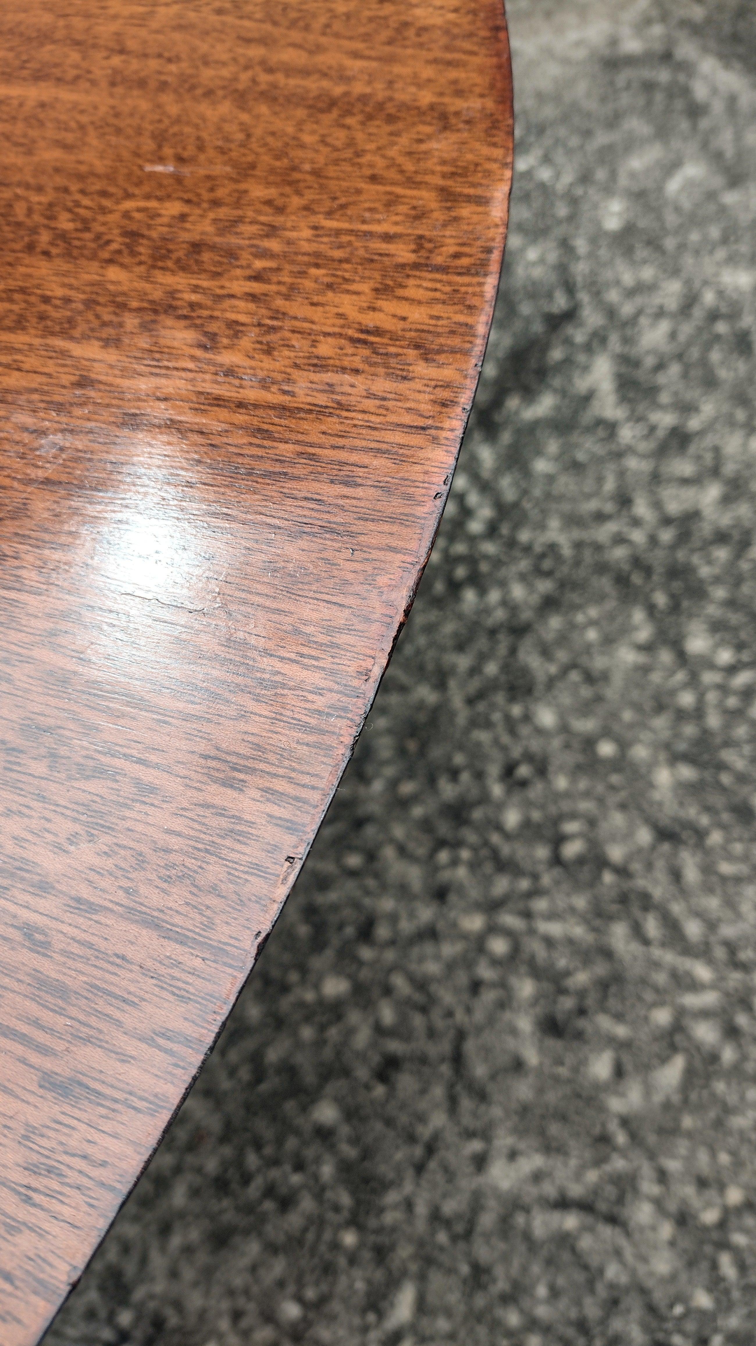 Brazilian Oval Table in Stained Cherrywood 6