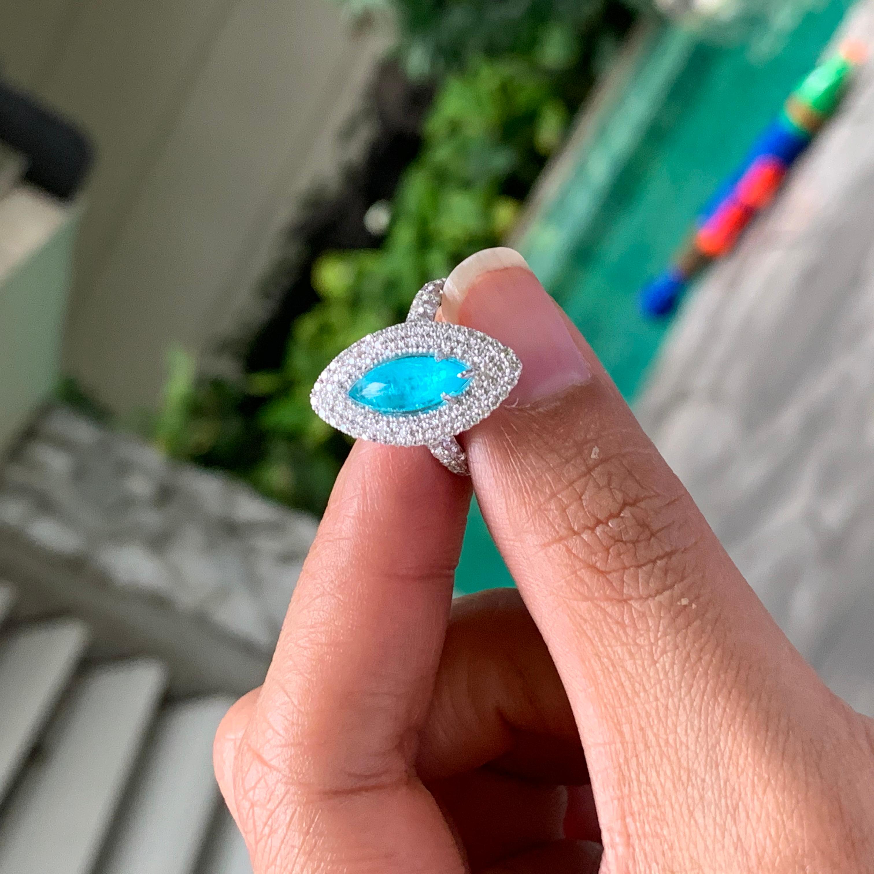 Women's Brazilian Paraiba Ring For Sale
