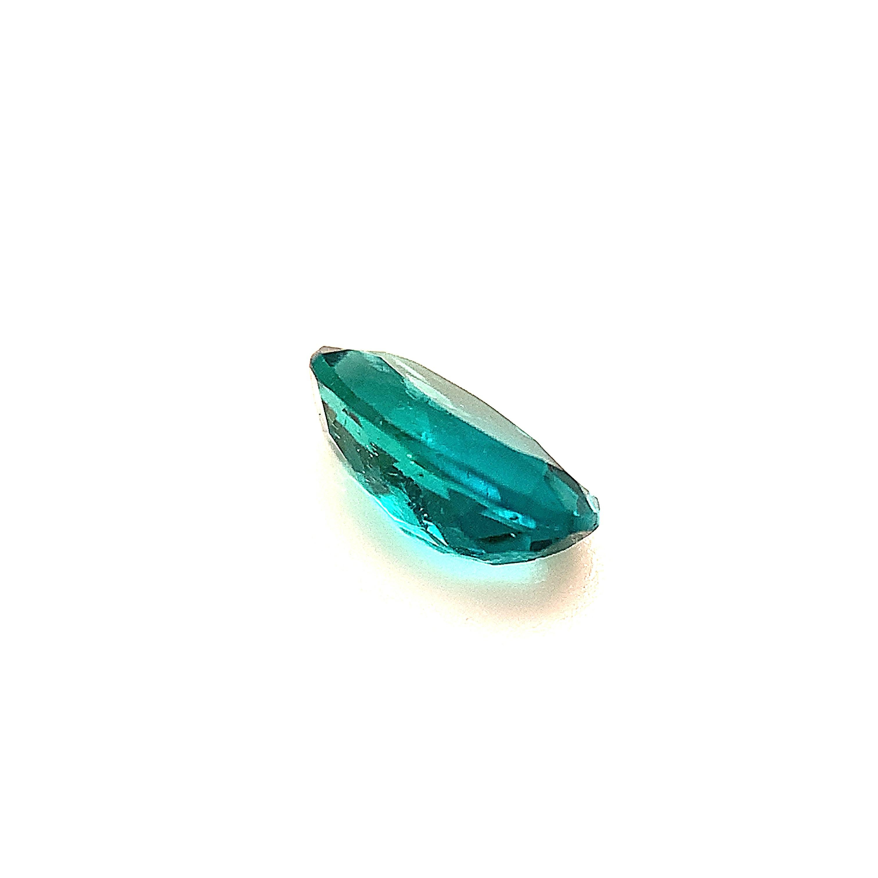 .37 Carat Brazilian Paraiba Tourmaline, Loose Gemstone, GIA Certified  In New Condition For Sale In Los Angeles, CA