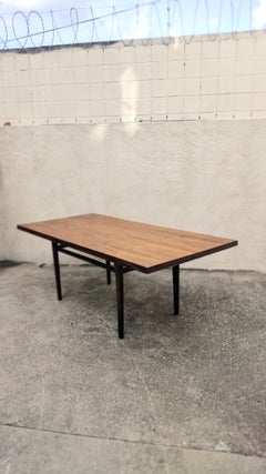 Brazilian Rectangular Table in Rosewood, 60s