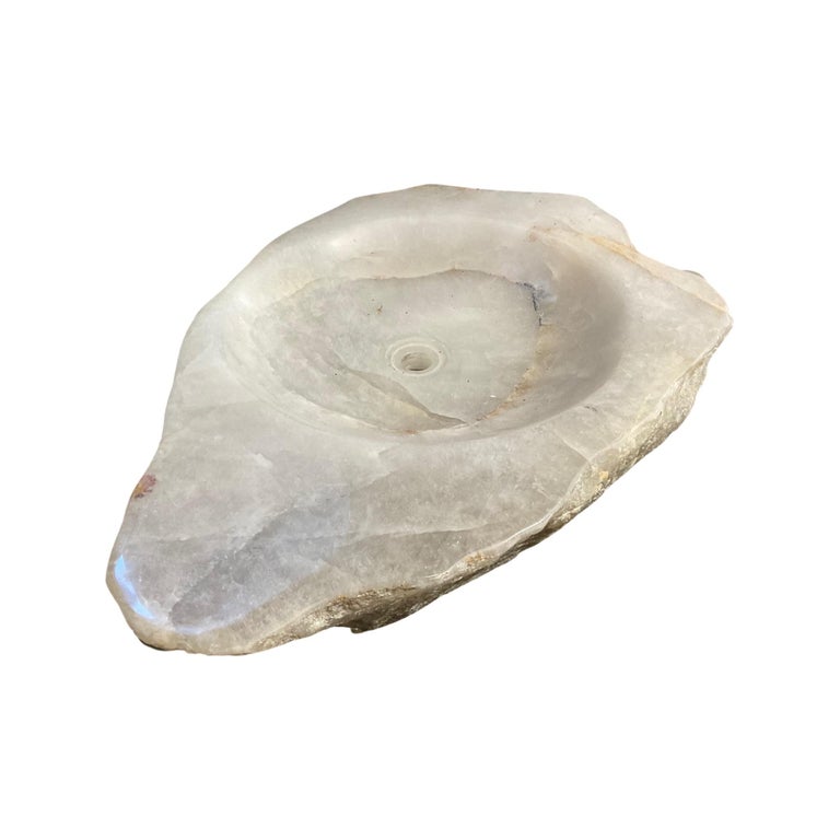 Brazilian Rock Crystal Sink Bowl For Sale at 1stDibs