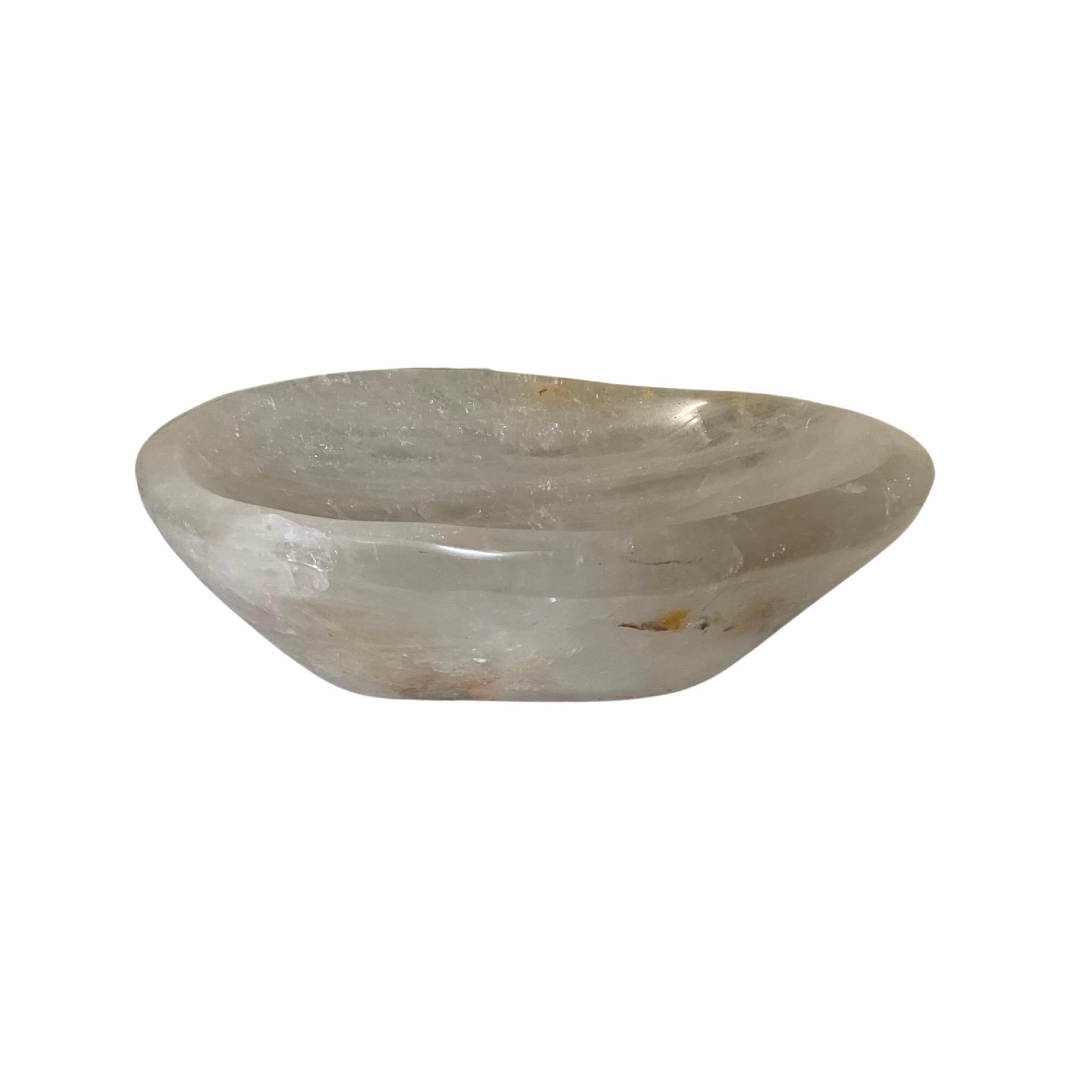 Brazilian Rock Crystal Sink Bowl For Sale 1