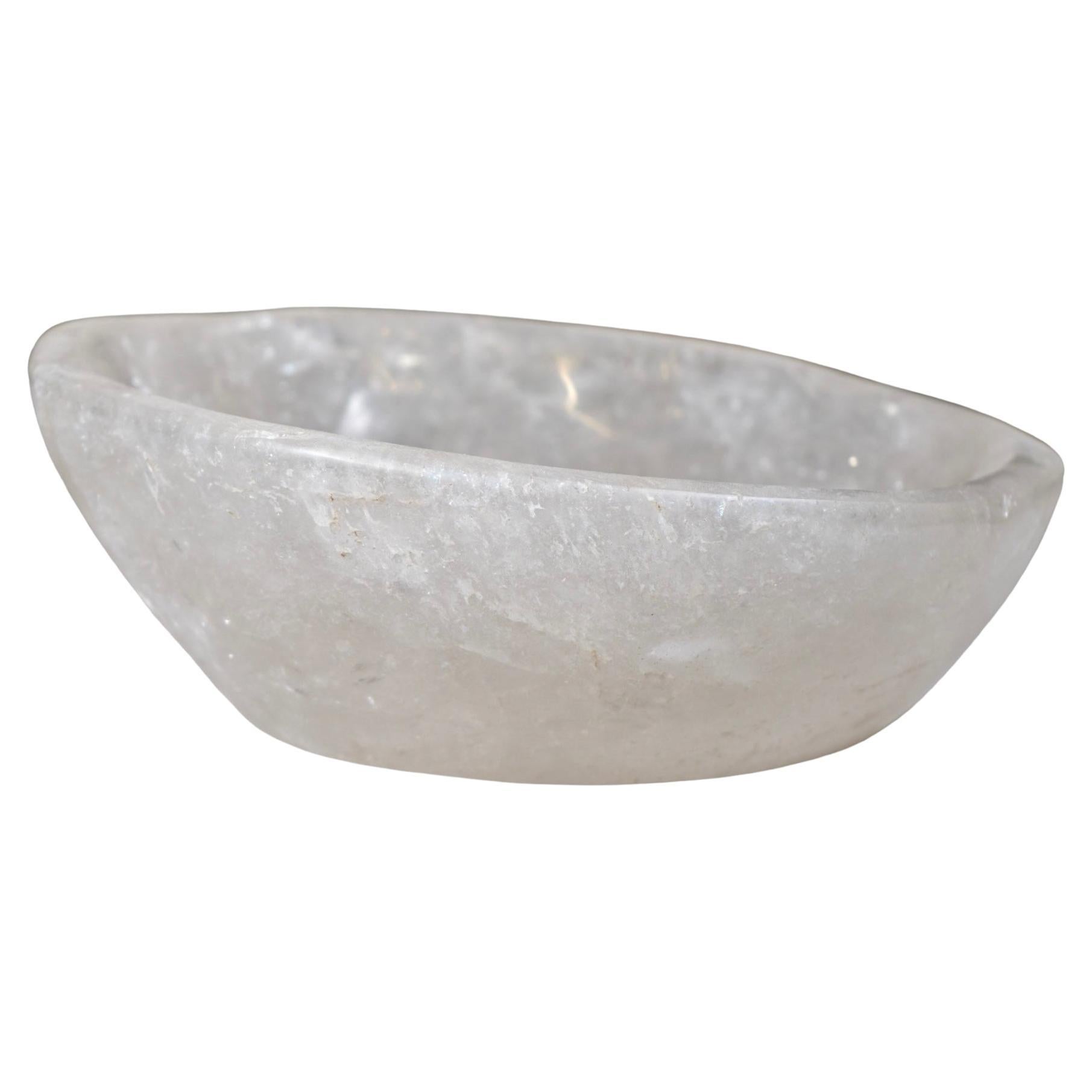 Brazilian Rock Crystal Sink Bowl For Sale