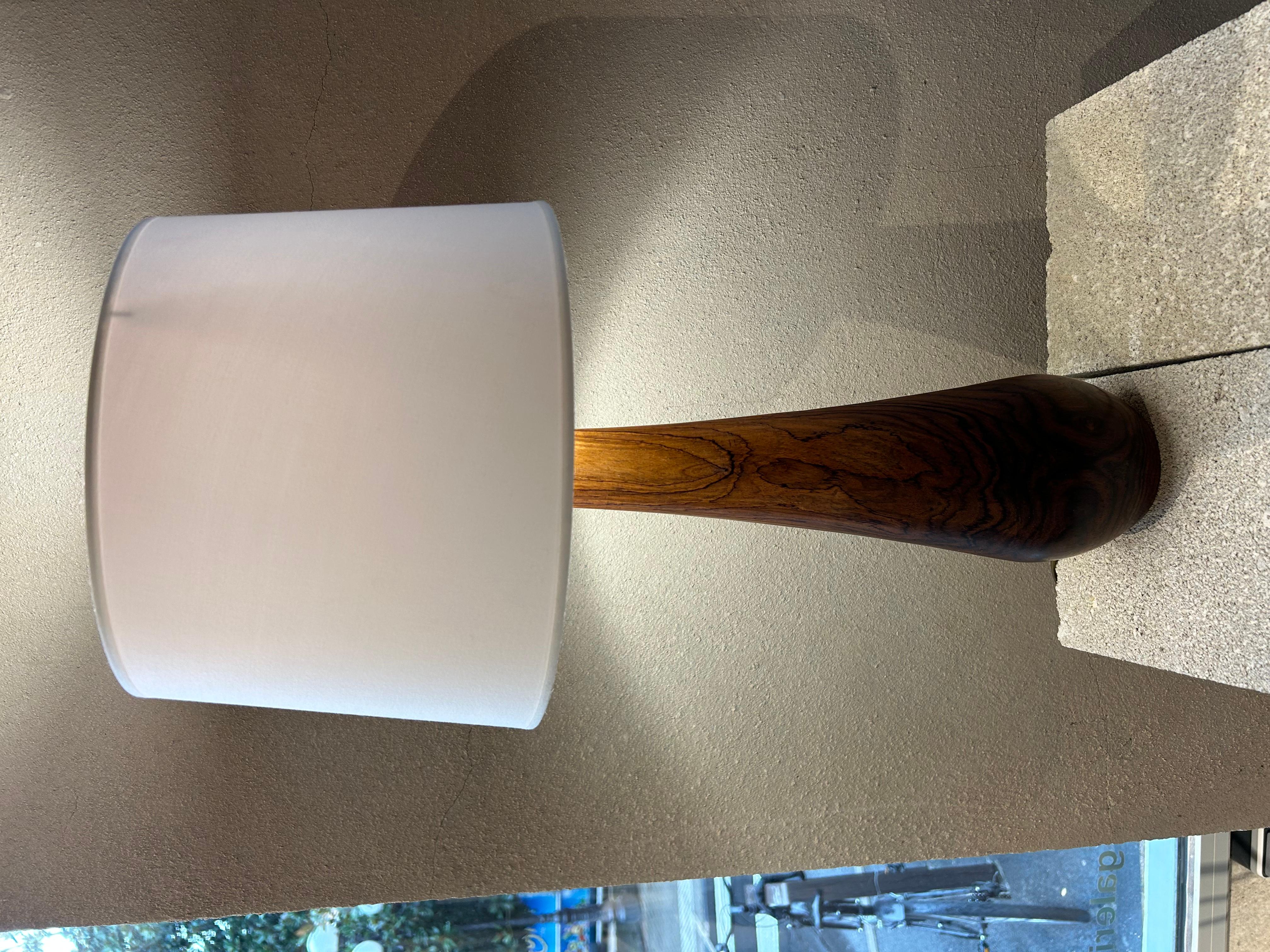 Mid-Century Modern Brazilian rosewood 1960 lamp