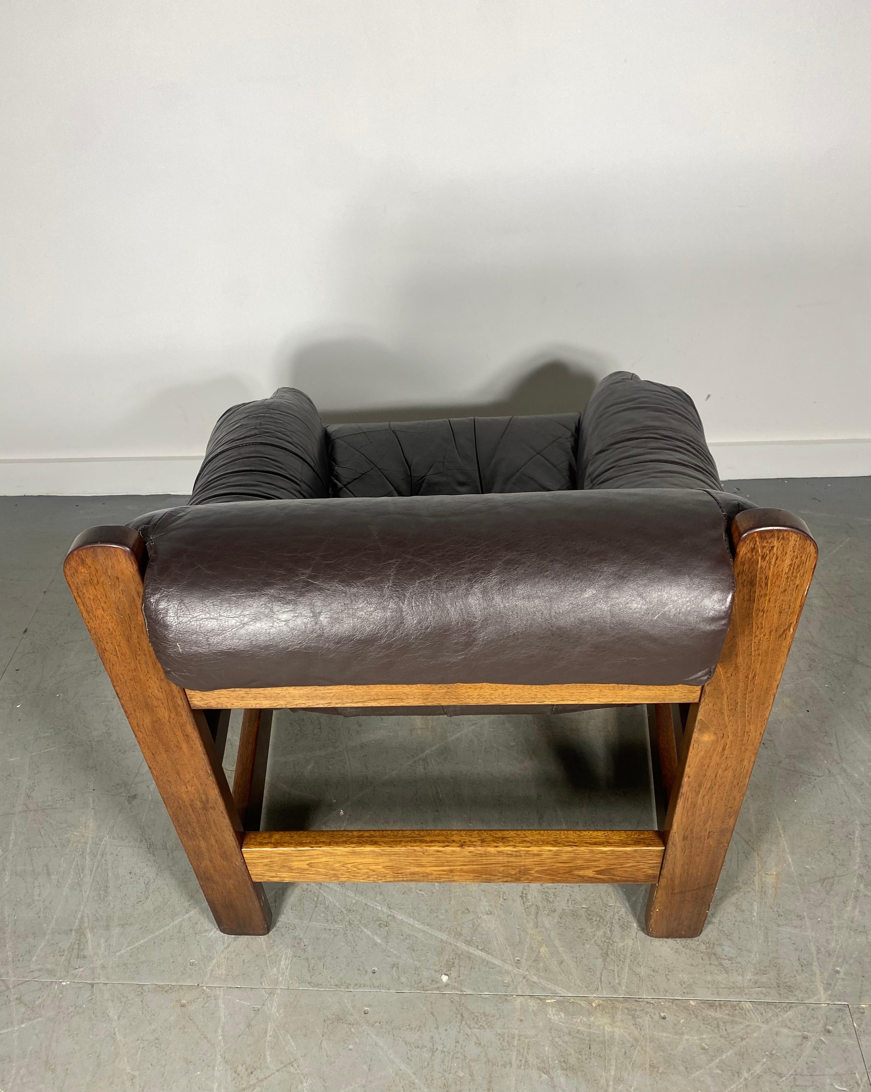 paulo bent ply leather chair