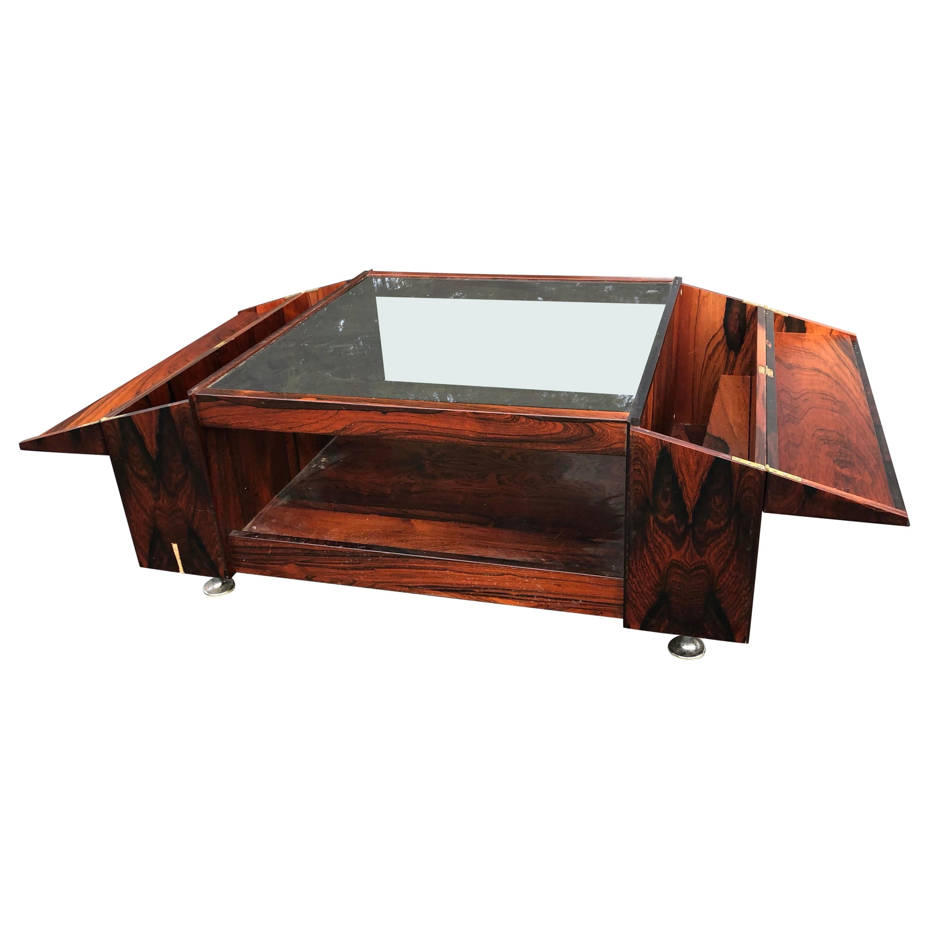 Brazilian Rosewood Coffee Table by Leif Alring im Angebot