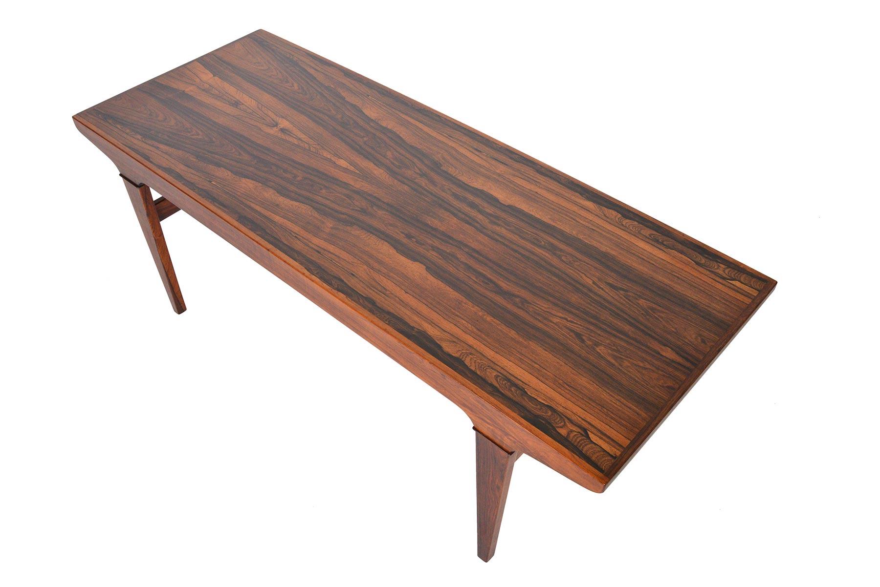 Brazilian Rosewood Coffee Table with Serving Tray 1
