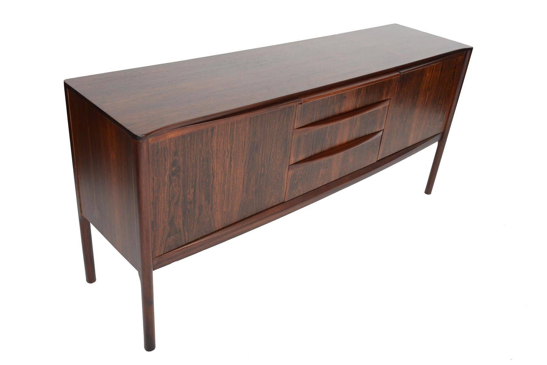 Scottish Brazilian Rosewood Credenza by A.H. McIntosh