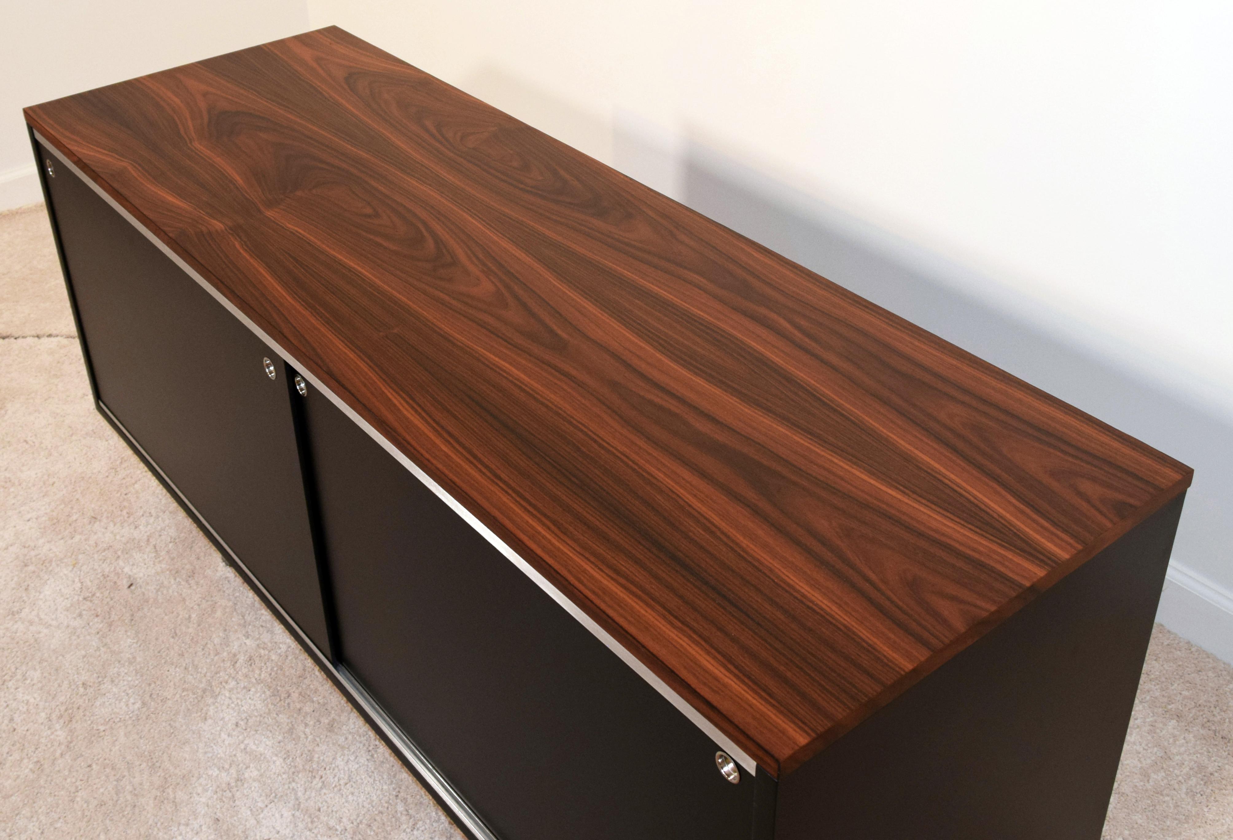 Mid-Century Modern Brazilian Rosewood Credenza by George Nelson