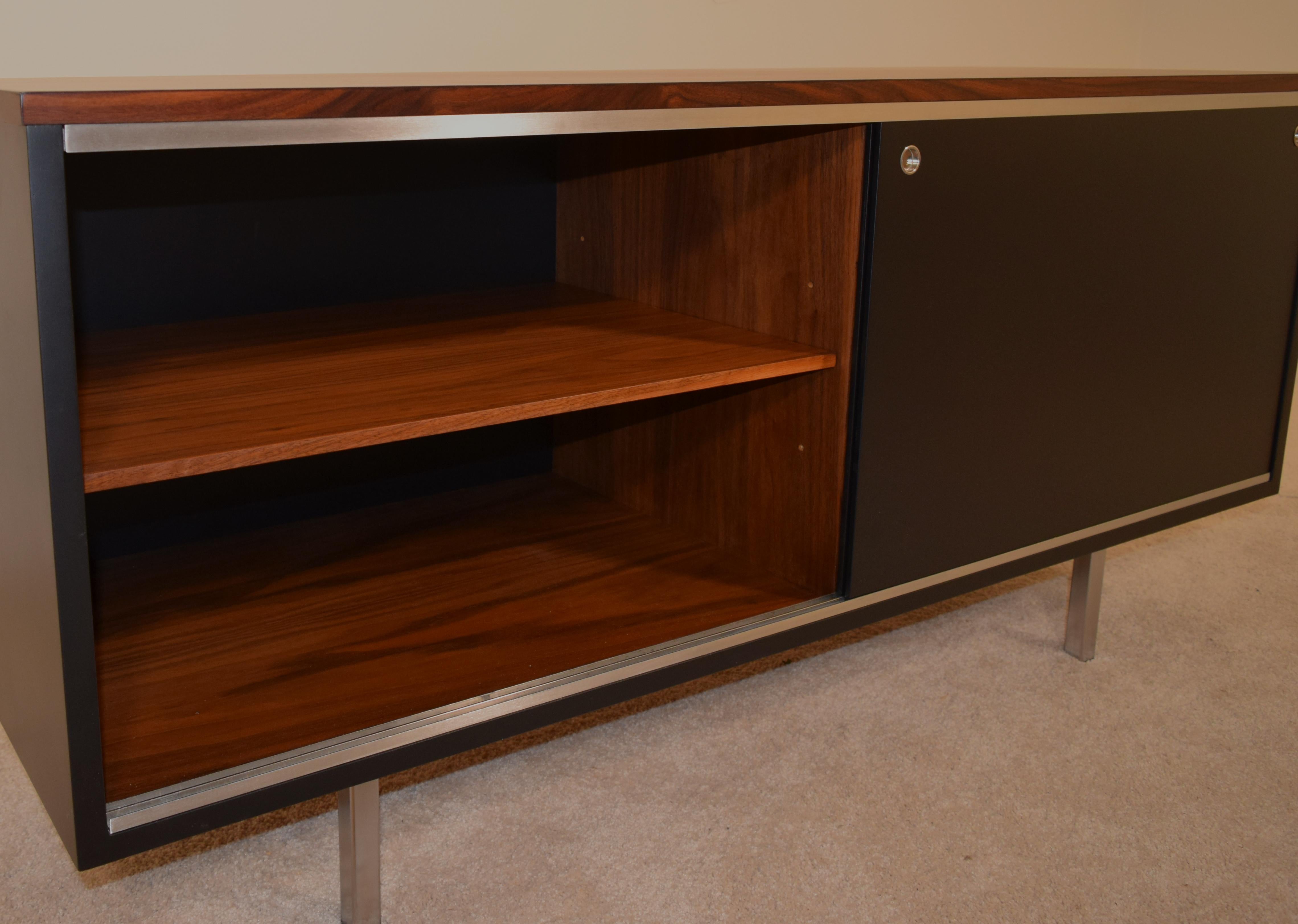 Brazilian Rosewood Credenza by George Nelson In Excellent Condition In South Charleston, WV