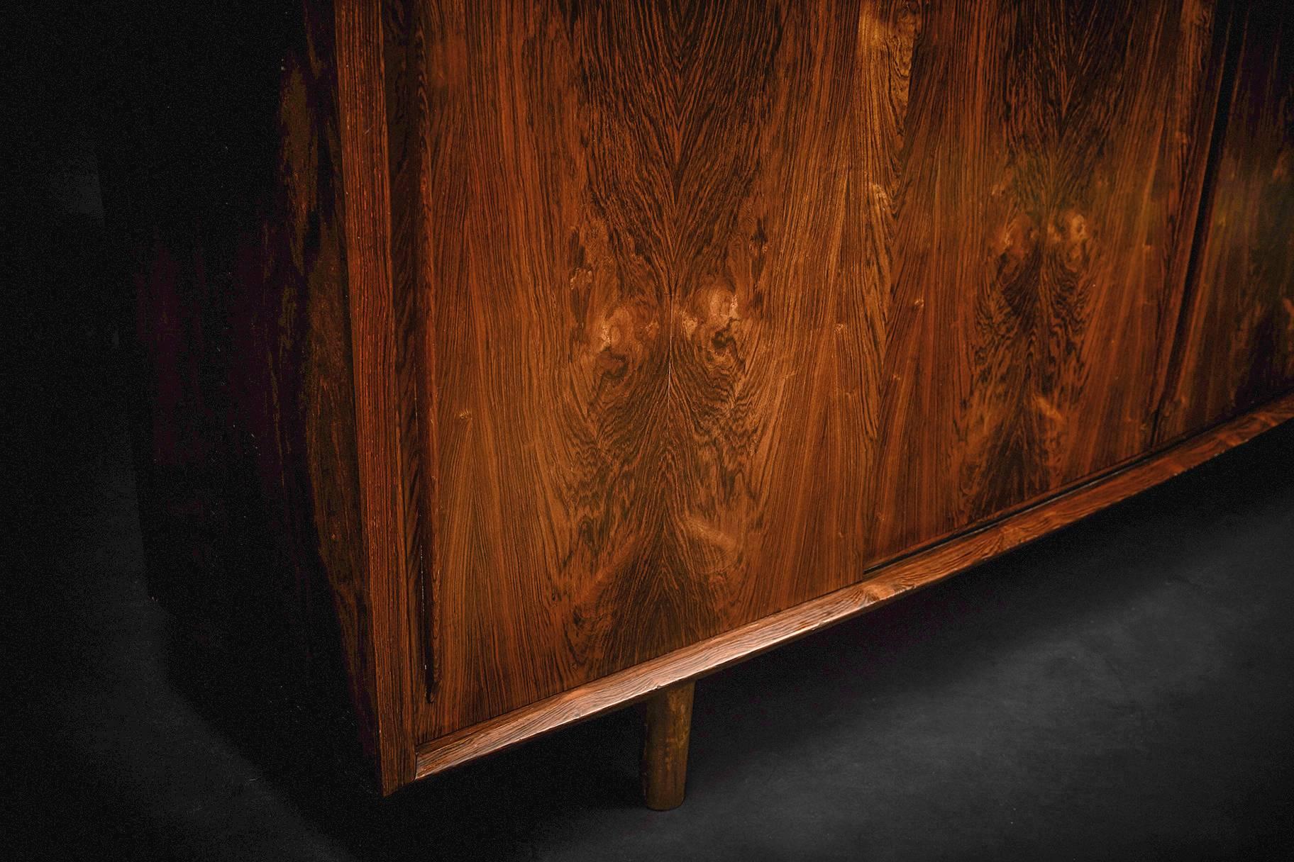 Brazilian Rosewood Credenza H.P.Hansen for Møbelindustri, Denmark, 20th Century In Good Condition In London, GB