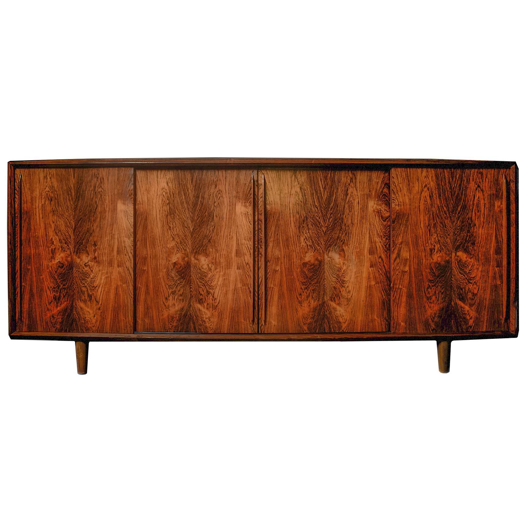 Brazilian Rosewood Credenza H.P.Hansen for Møbelindustri, Denmark, 20th Century