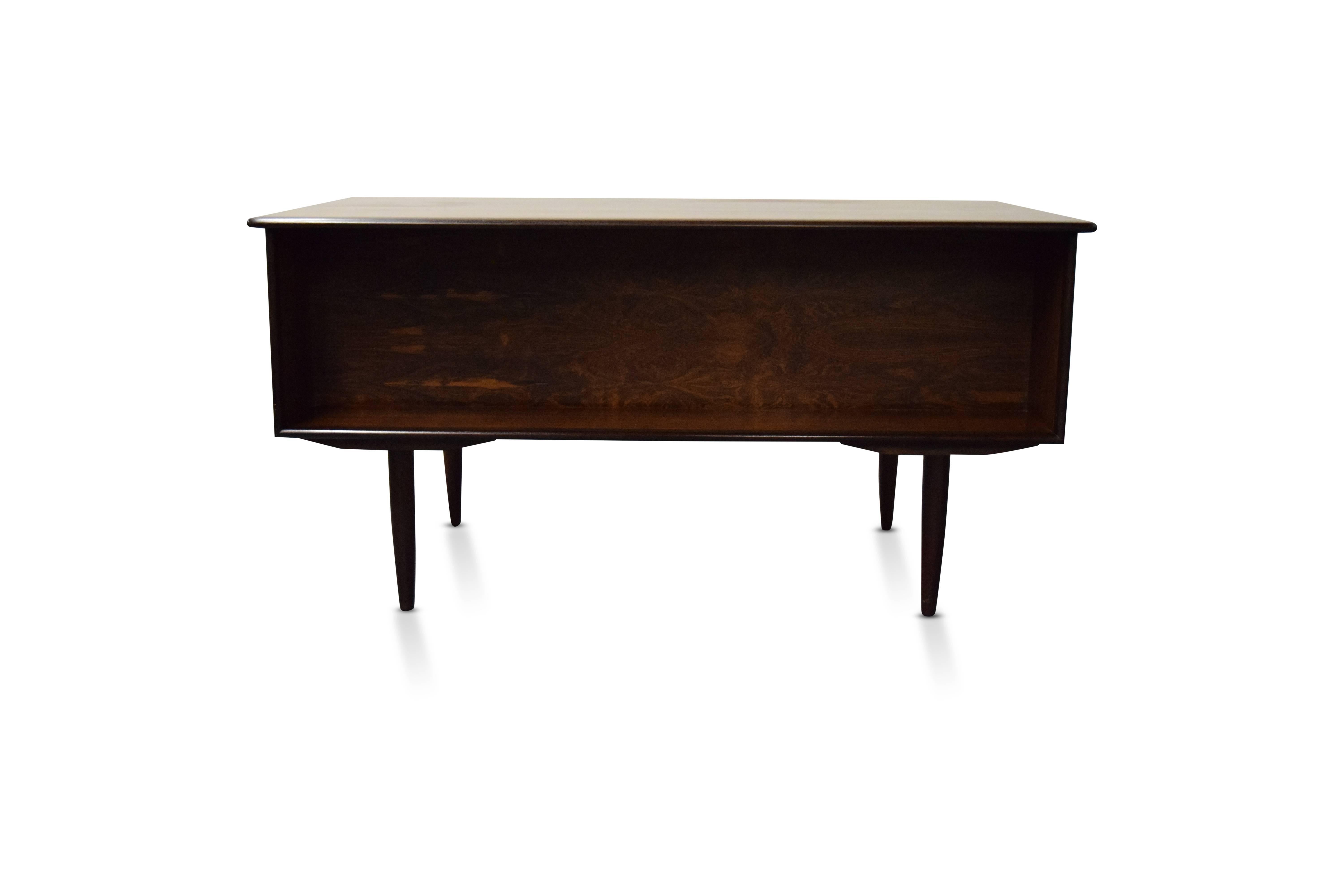 Brazilian Rosewood Danish Desk by Falster 1
