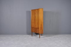 Brazilian Rosewood Danish Modern Corner Cabinet, 1960s