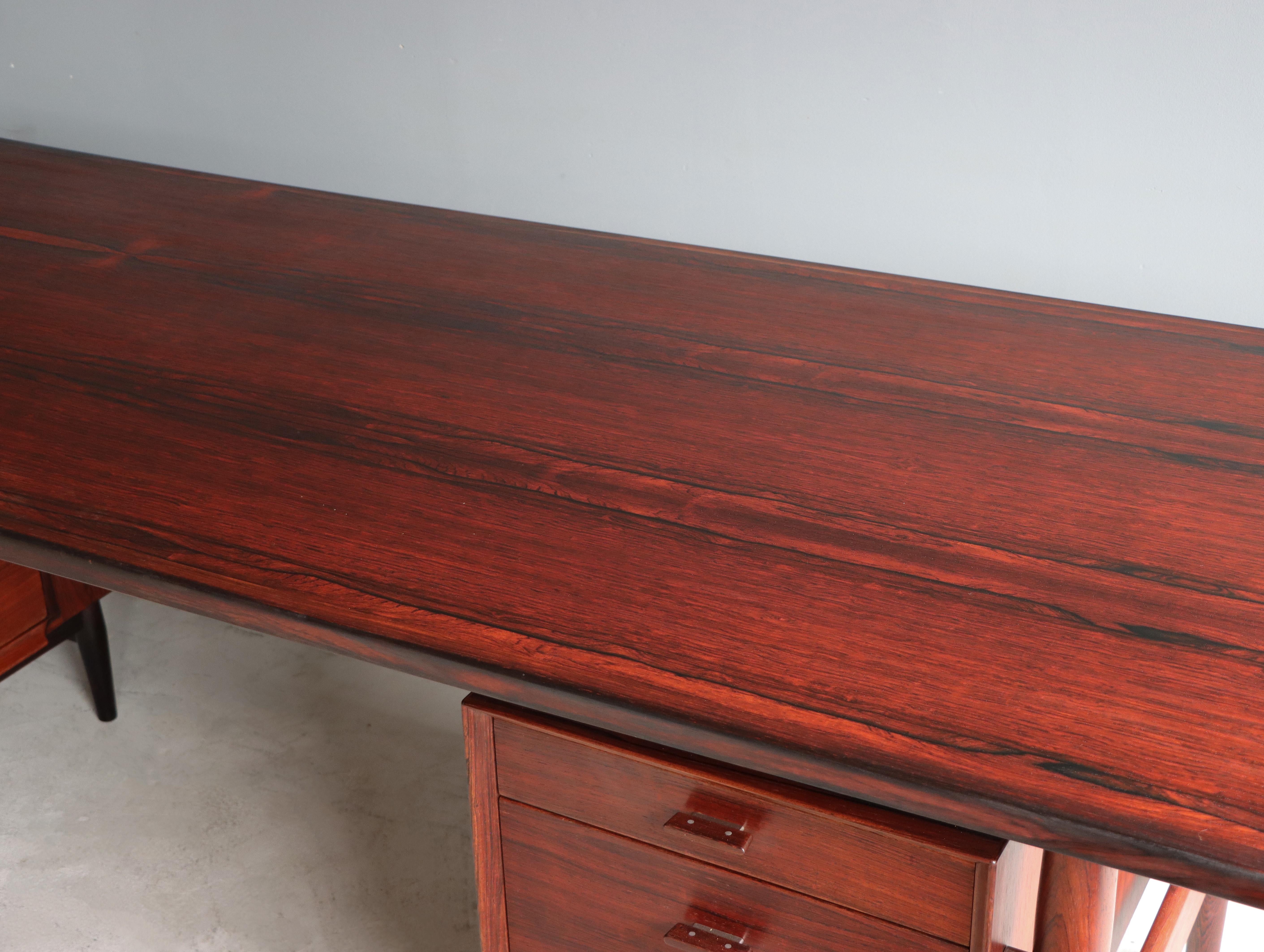Brazilian Rosewood Desk and Sideboard by Arne Vodder for Sibast Model 209 6