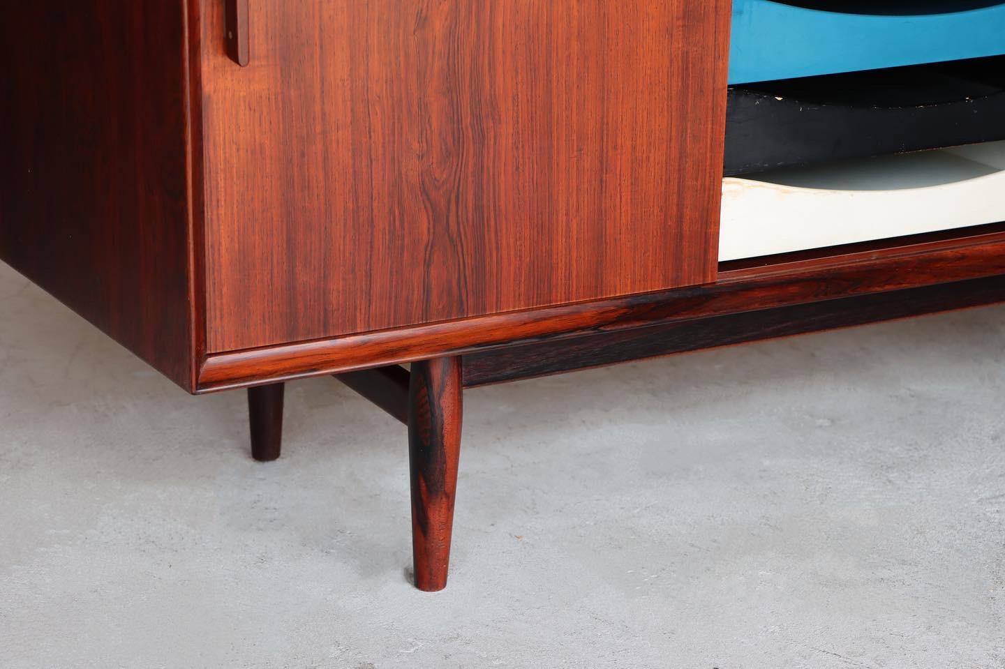 Brazilian Rosewood Desk and Sideboard by Arne Vodder for Sibast Model 209 1