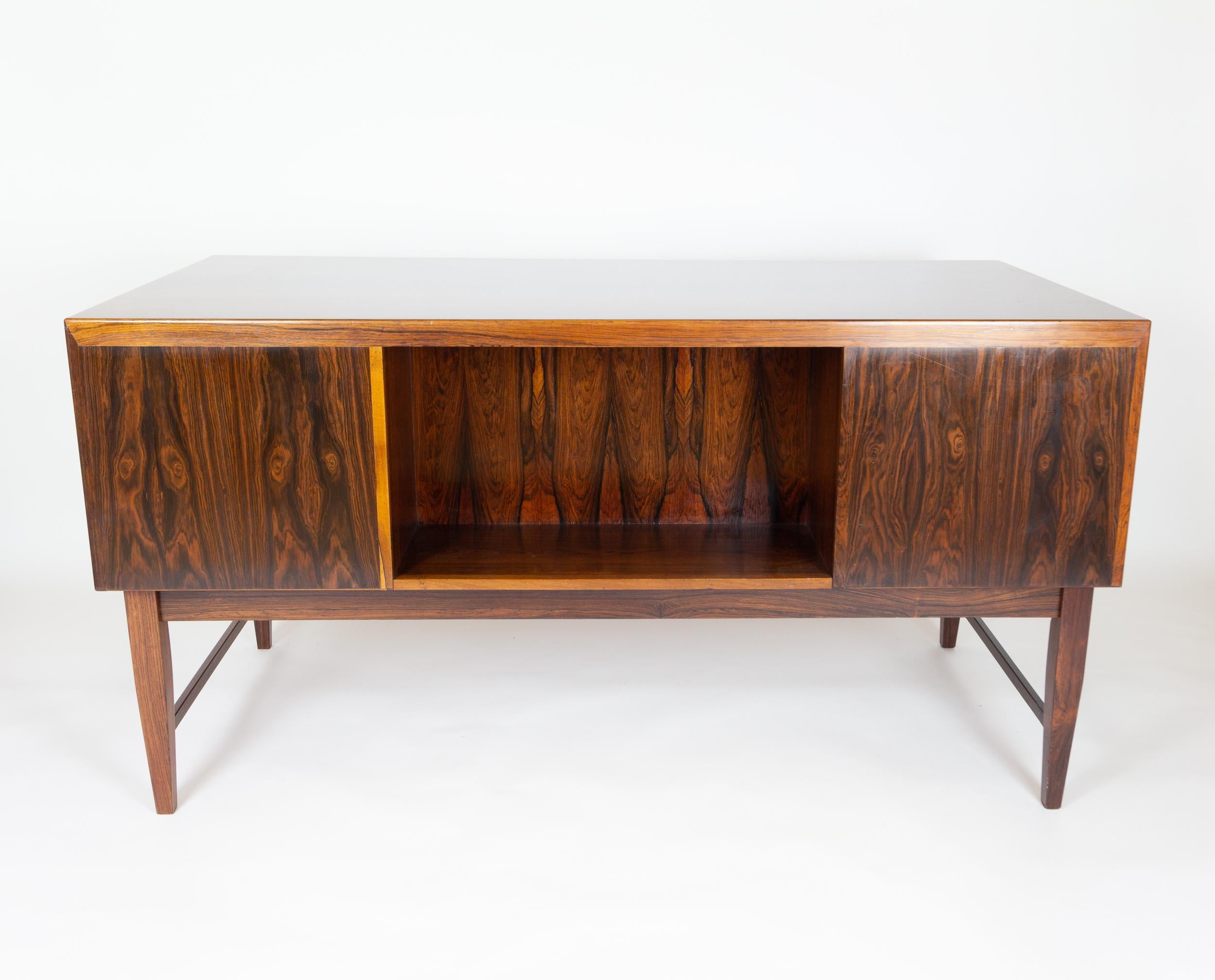 Veneer Brazilian Rosewood Desk, Denmark, 1960s