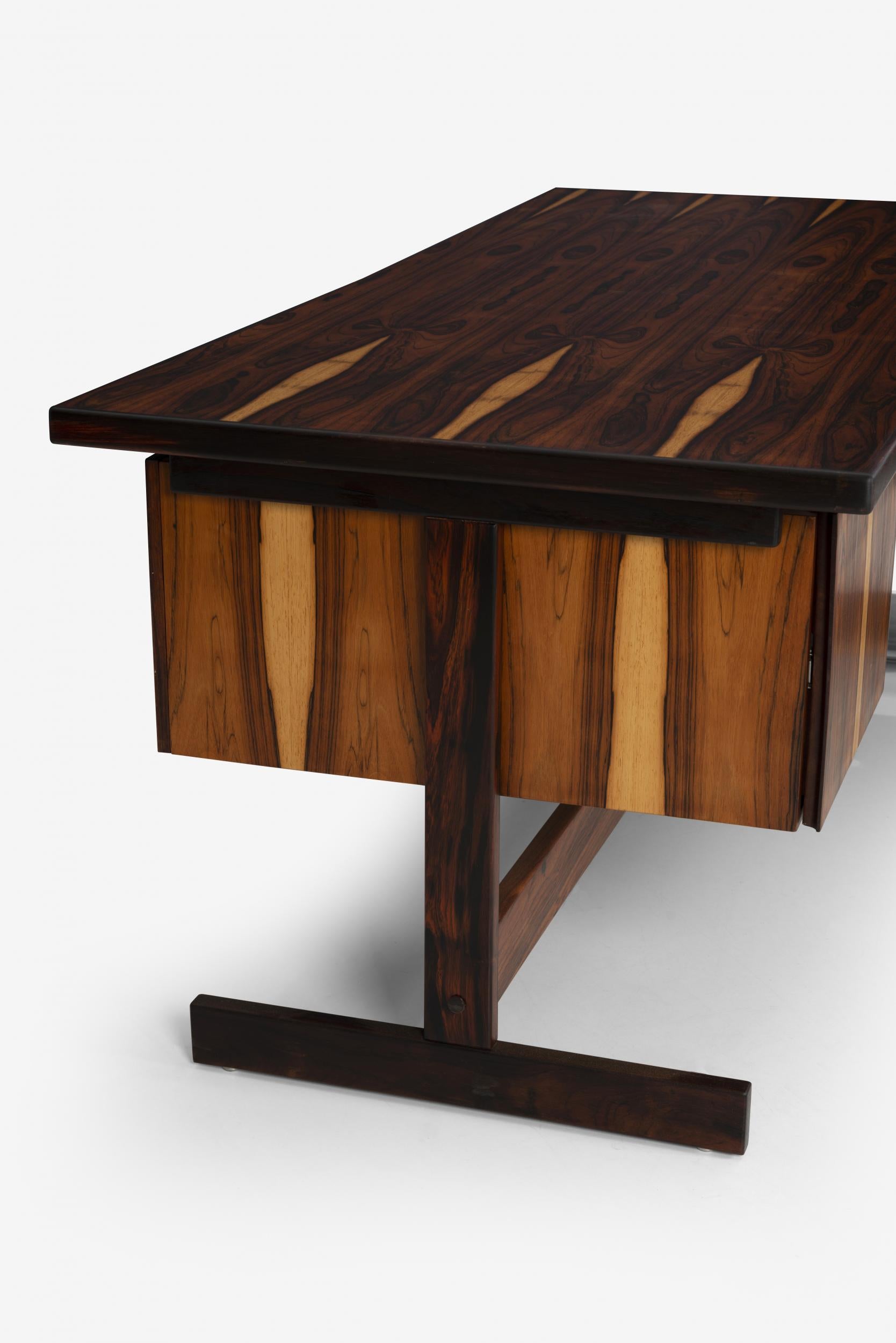 Brazilian Rosewood Desk in the Style of Sergio Rodriguez 7