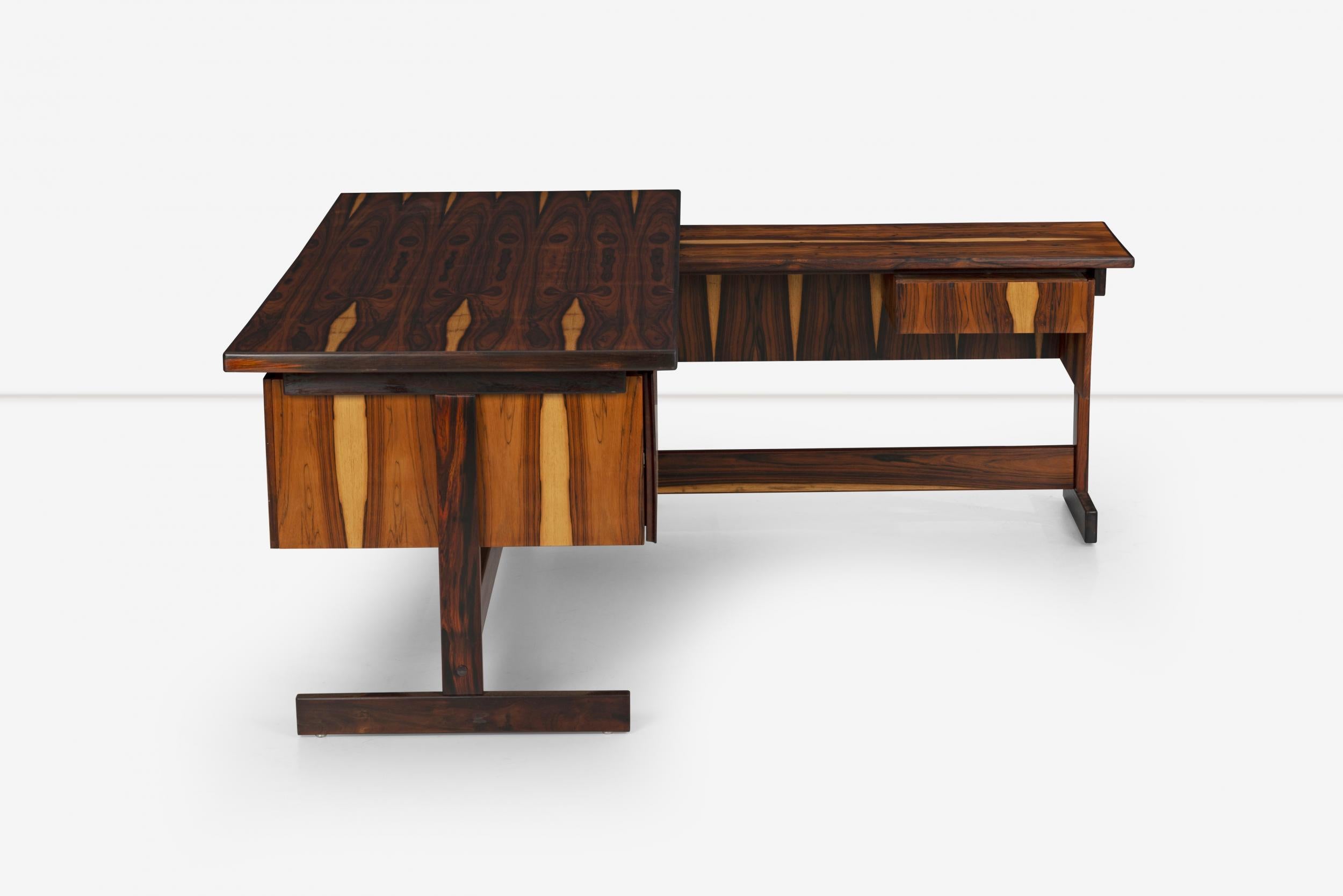 Brazilian Rosewood Desk in the Style of Sergio Rodriguez 8